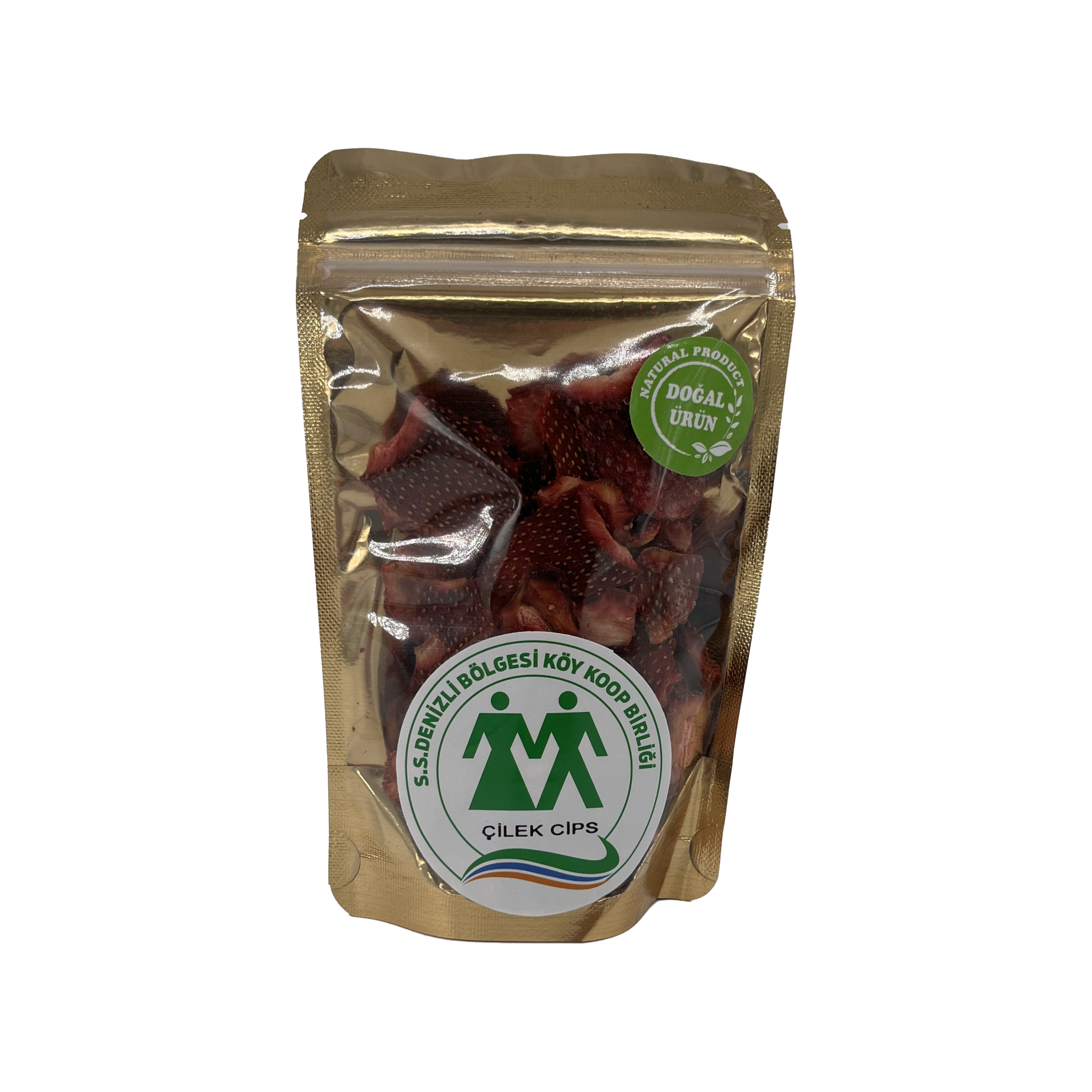 Denizli Köy Koop. Çilek Cipsi 60 Gr