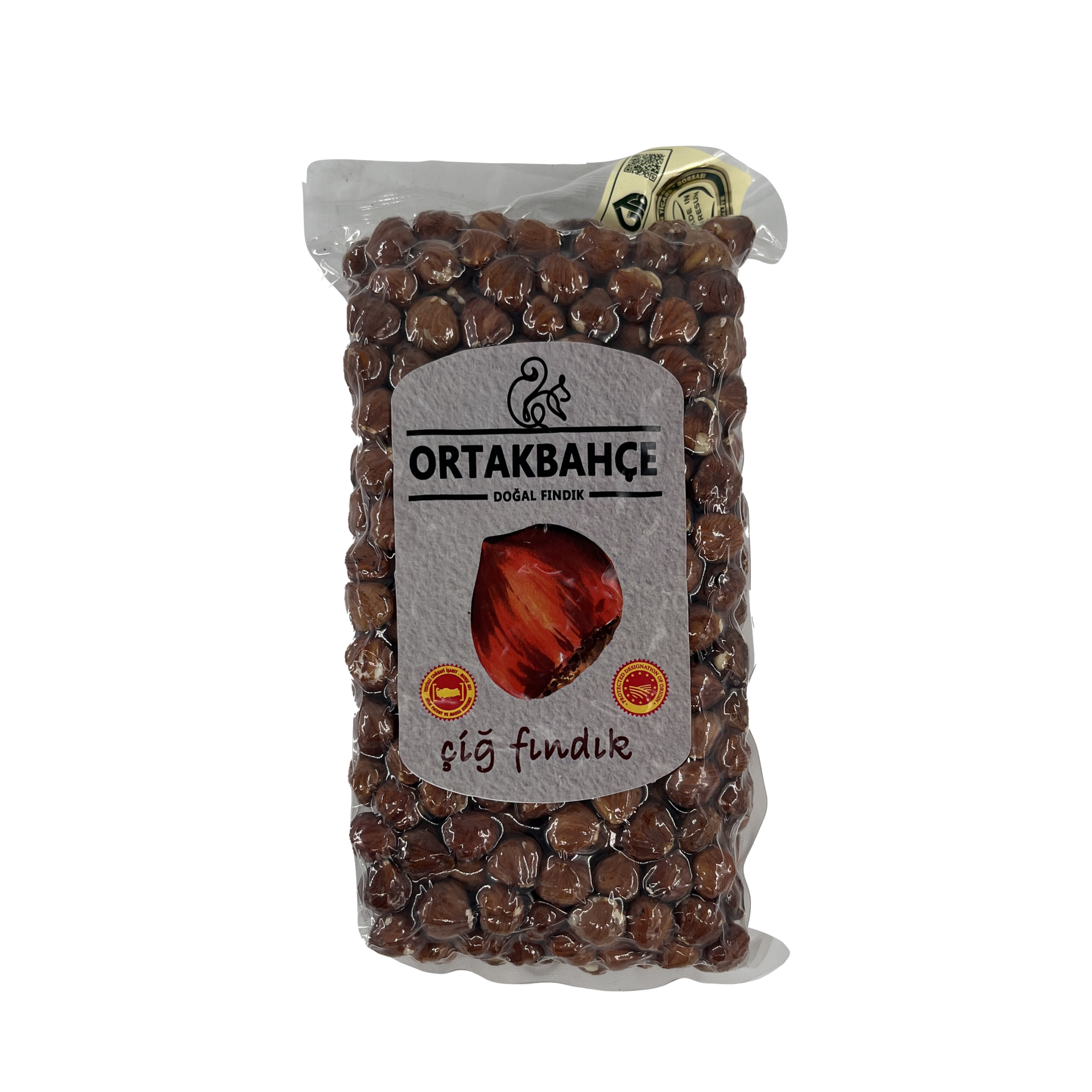 Ortakbahçe Çiğ Fındık 500 Gr