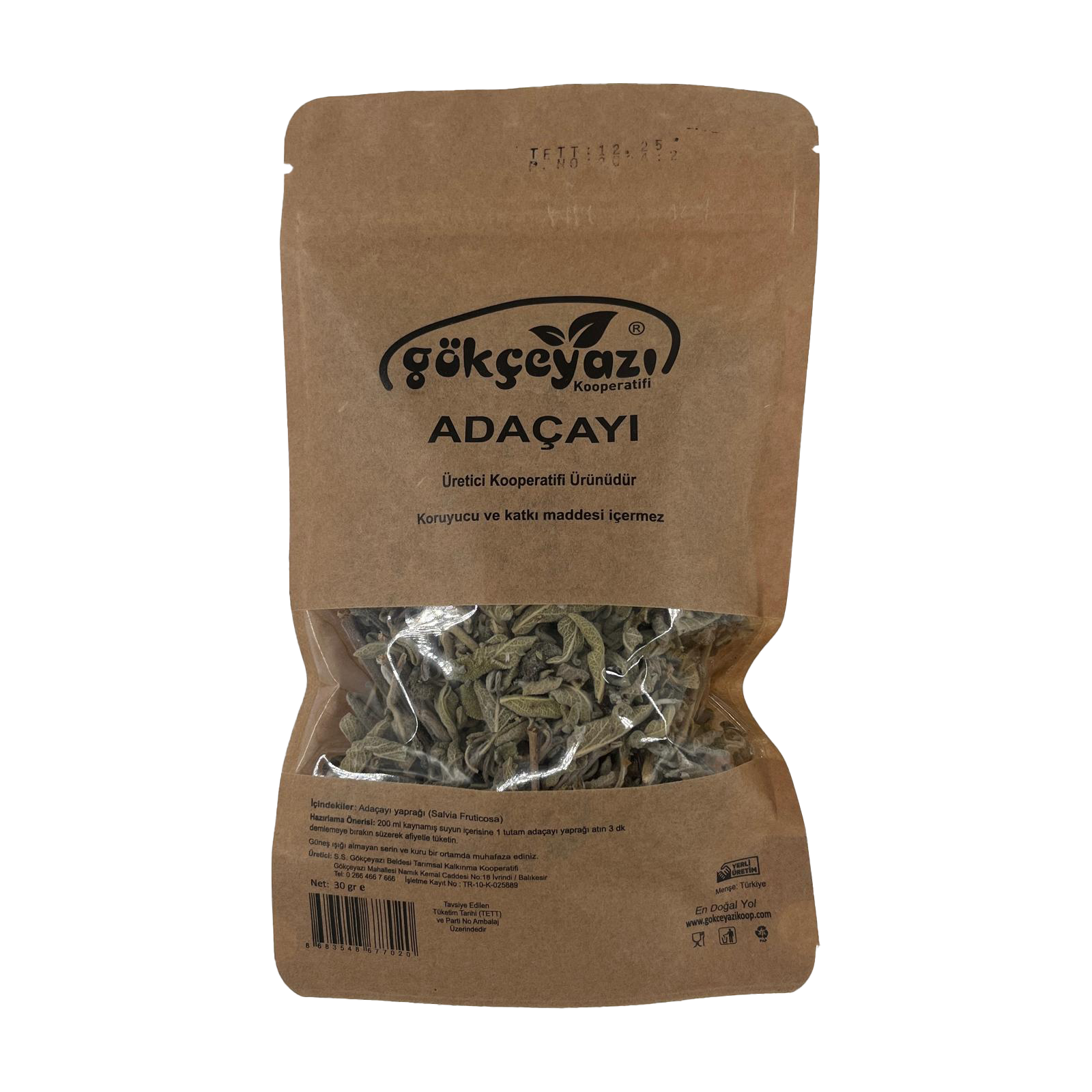 Gökçeyazı Adaçayı 30 Gr