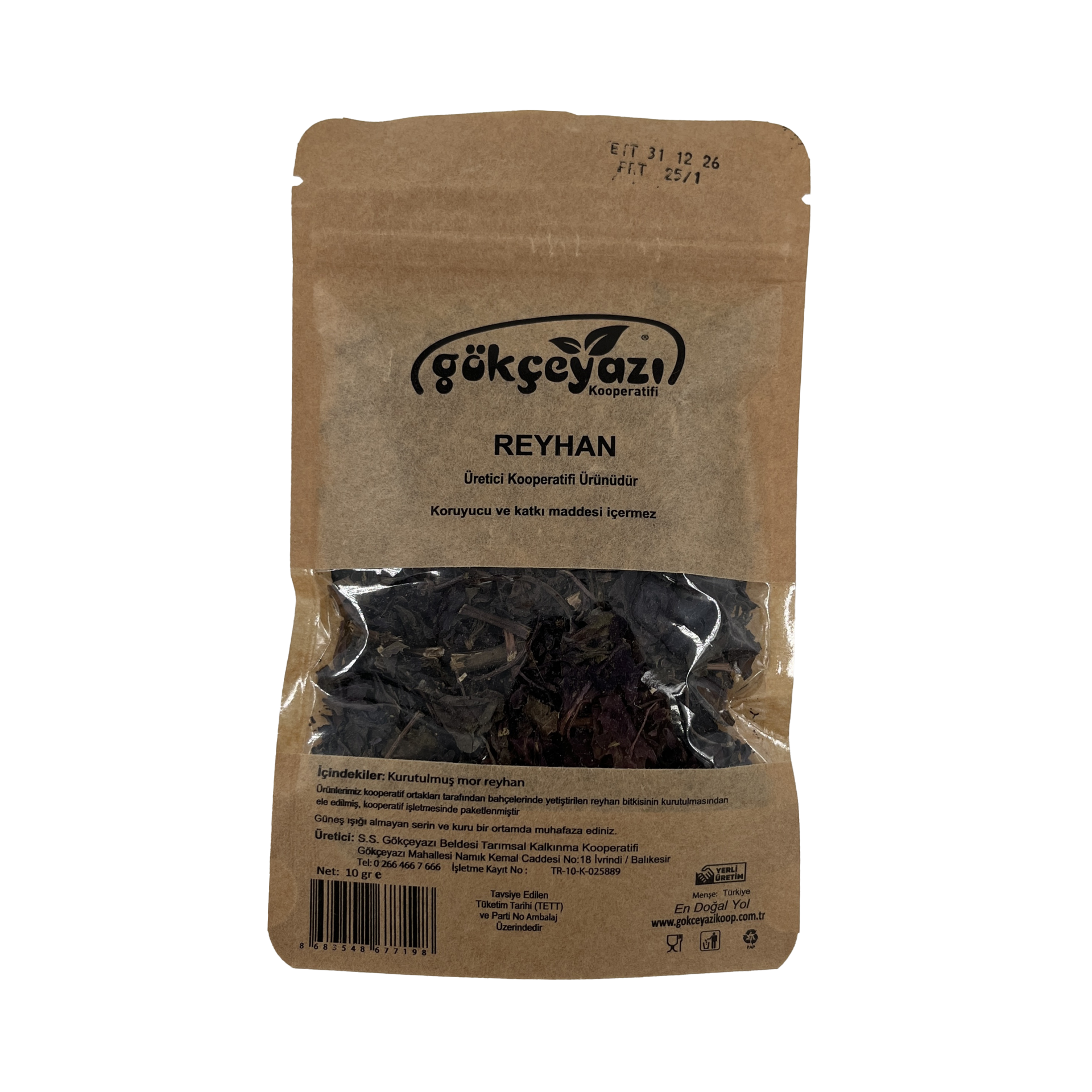 Gökçeyazı Reyhan 10 Gr