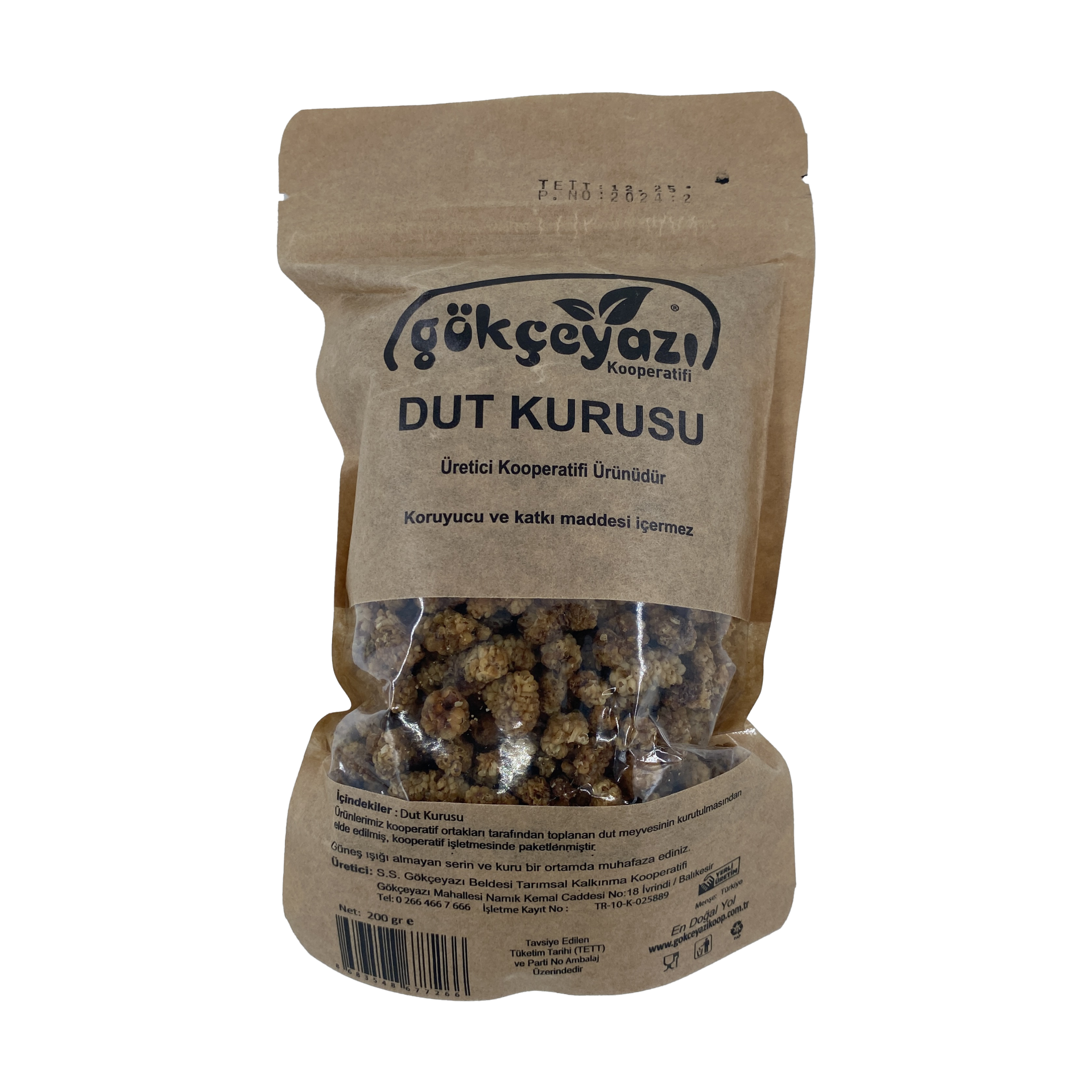 Gökçeyazı Dut Kurusu 200 Gr