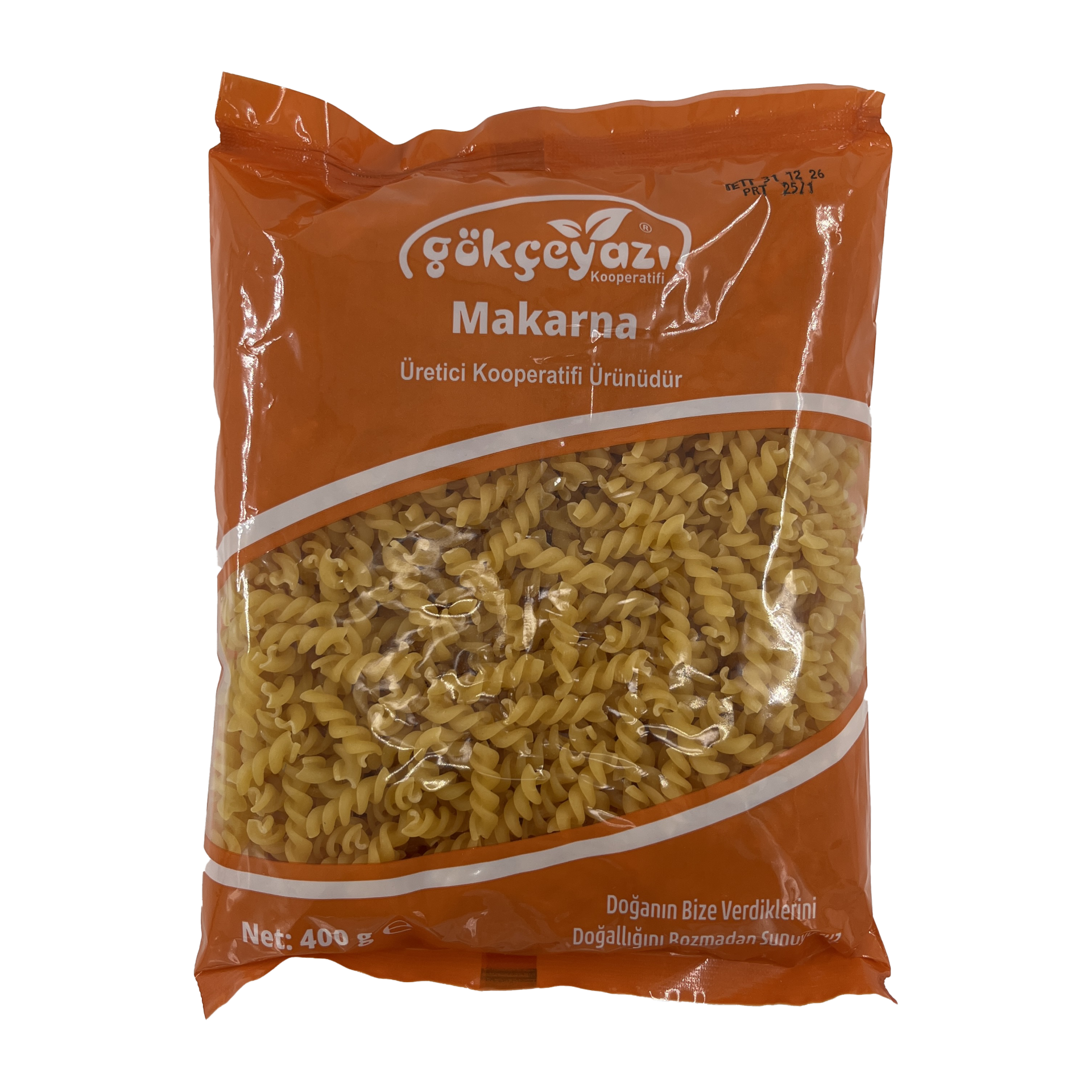 Gökçeyazı Burgu Makarna 400 Gr