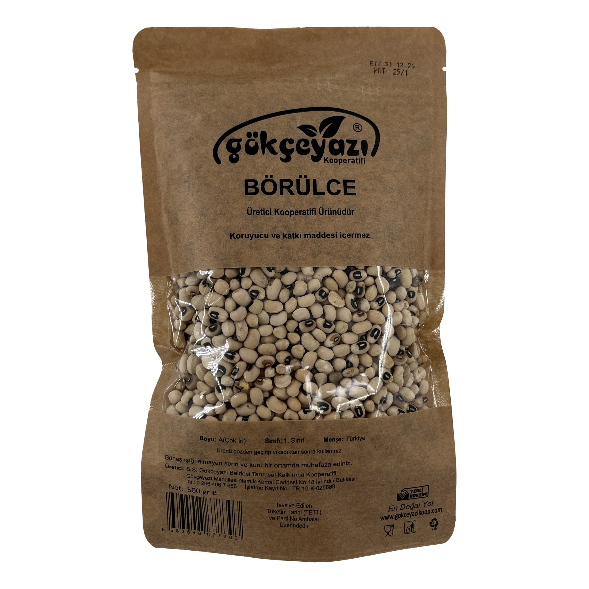 Gökçeyazı Börülce 500 Gr