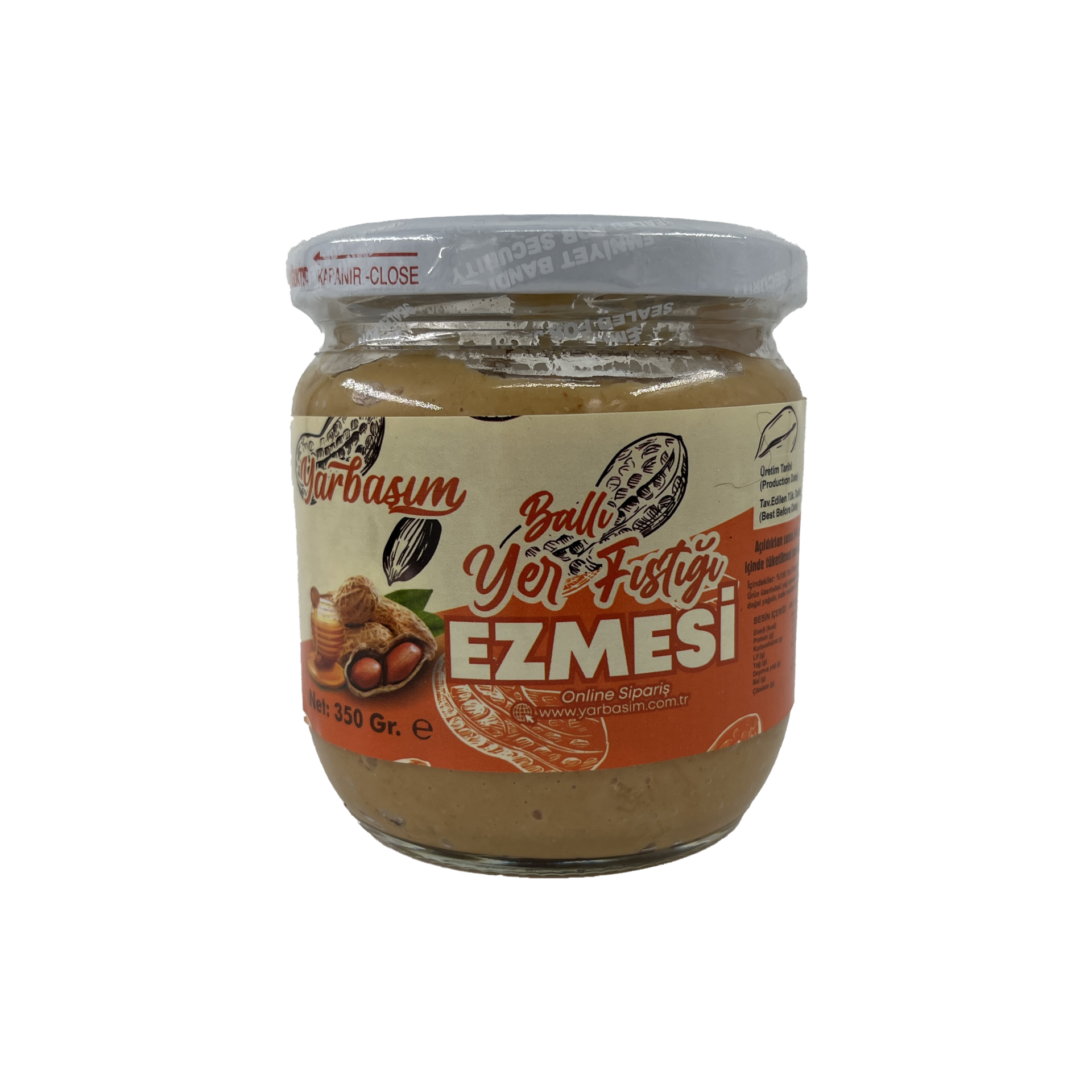 Yarbaşım Ballı Yer Fıstığı Ezmesi 350 Gr