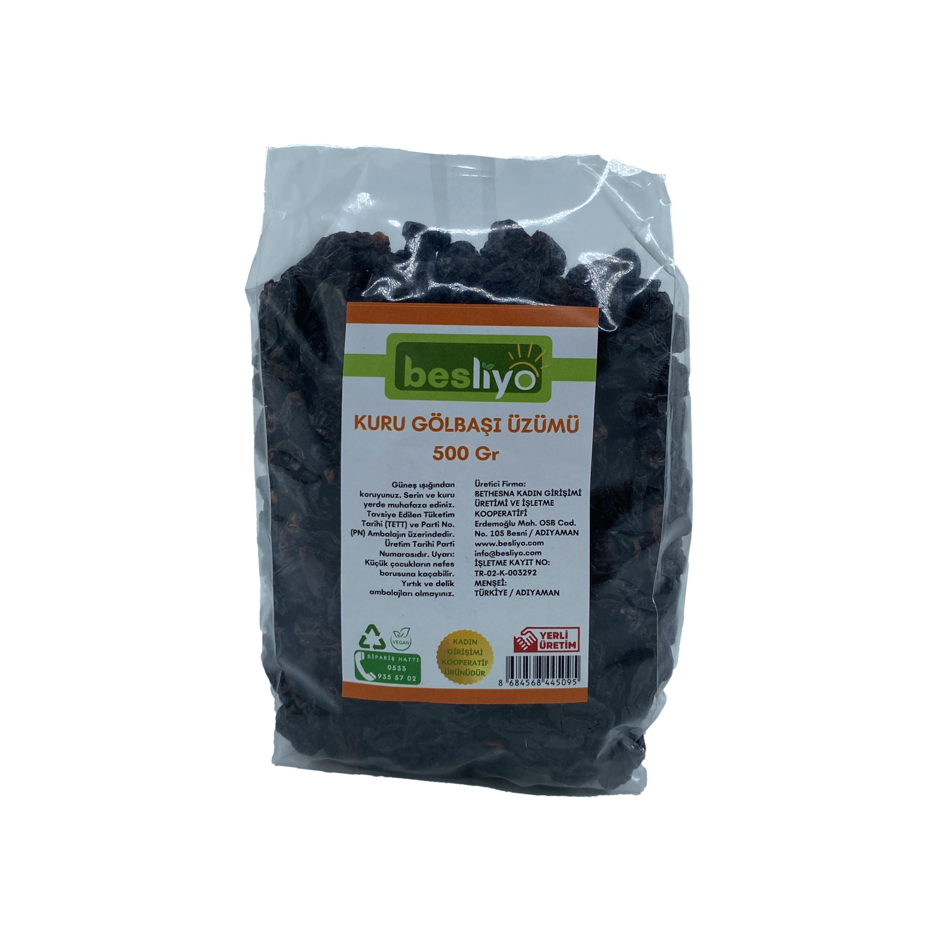 Besliyo Kuru Gölbaşı Üzümü 500 Gr