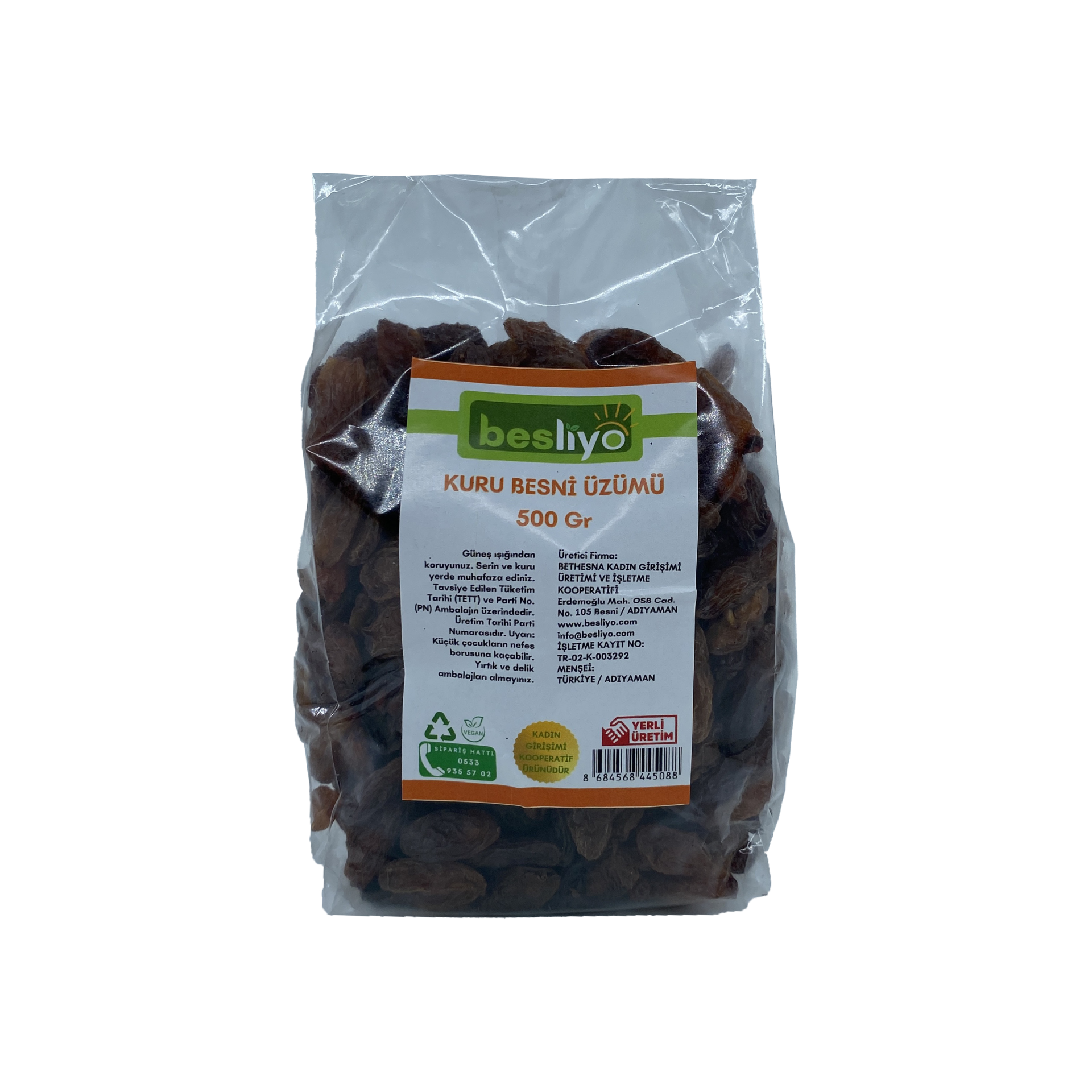 Besliyo Kuru Besni Üzümü 500 Gr