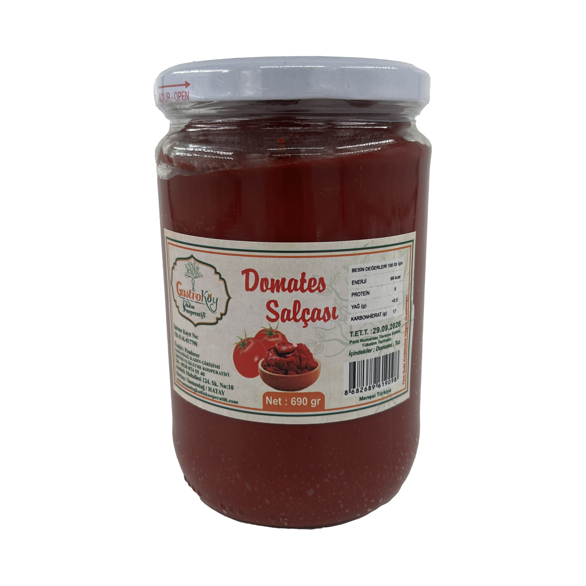 Gastroköy Domates Salçası 690 Gr