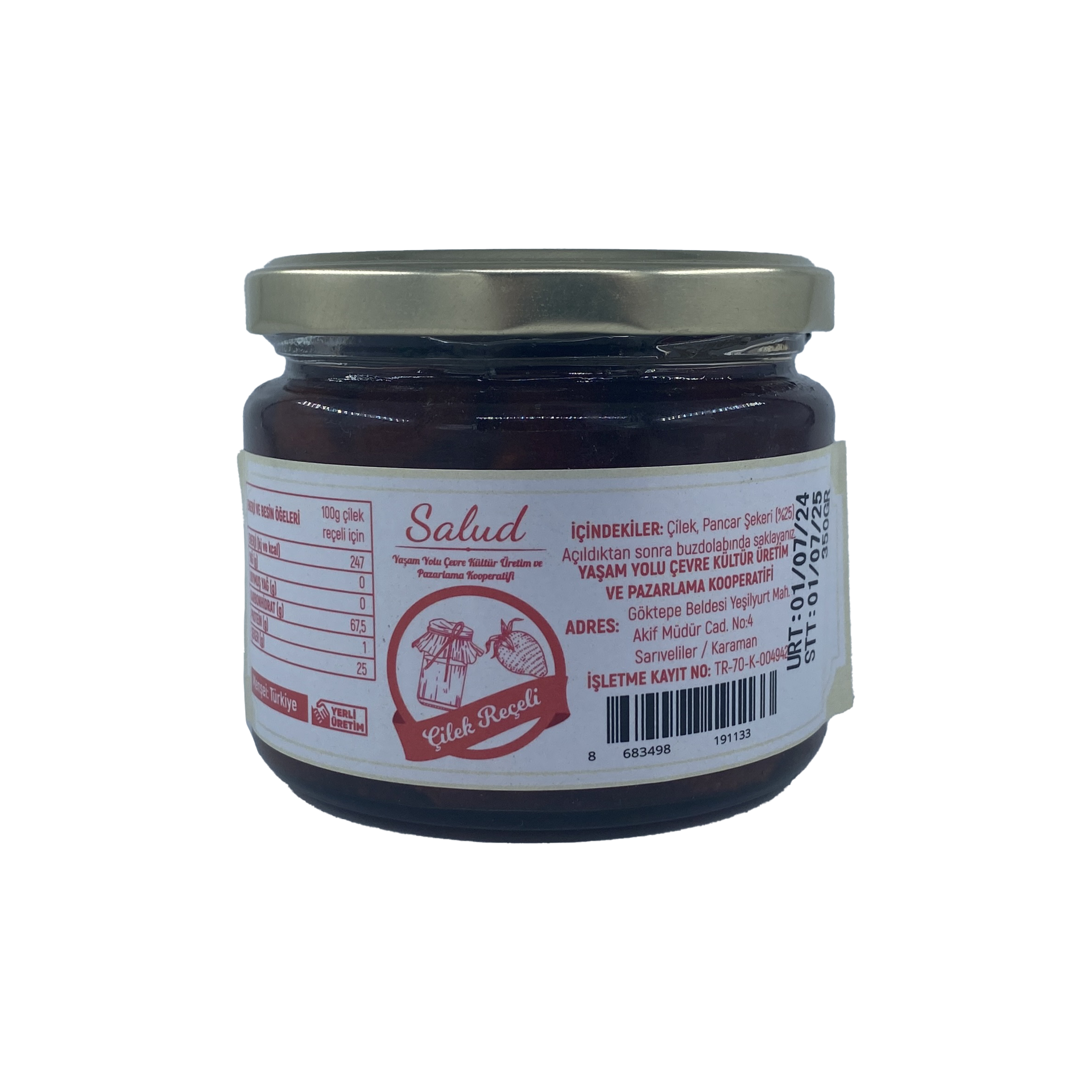 Salud Çilek Reçeli 350 Gr