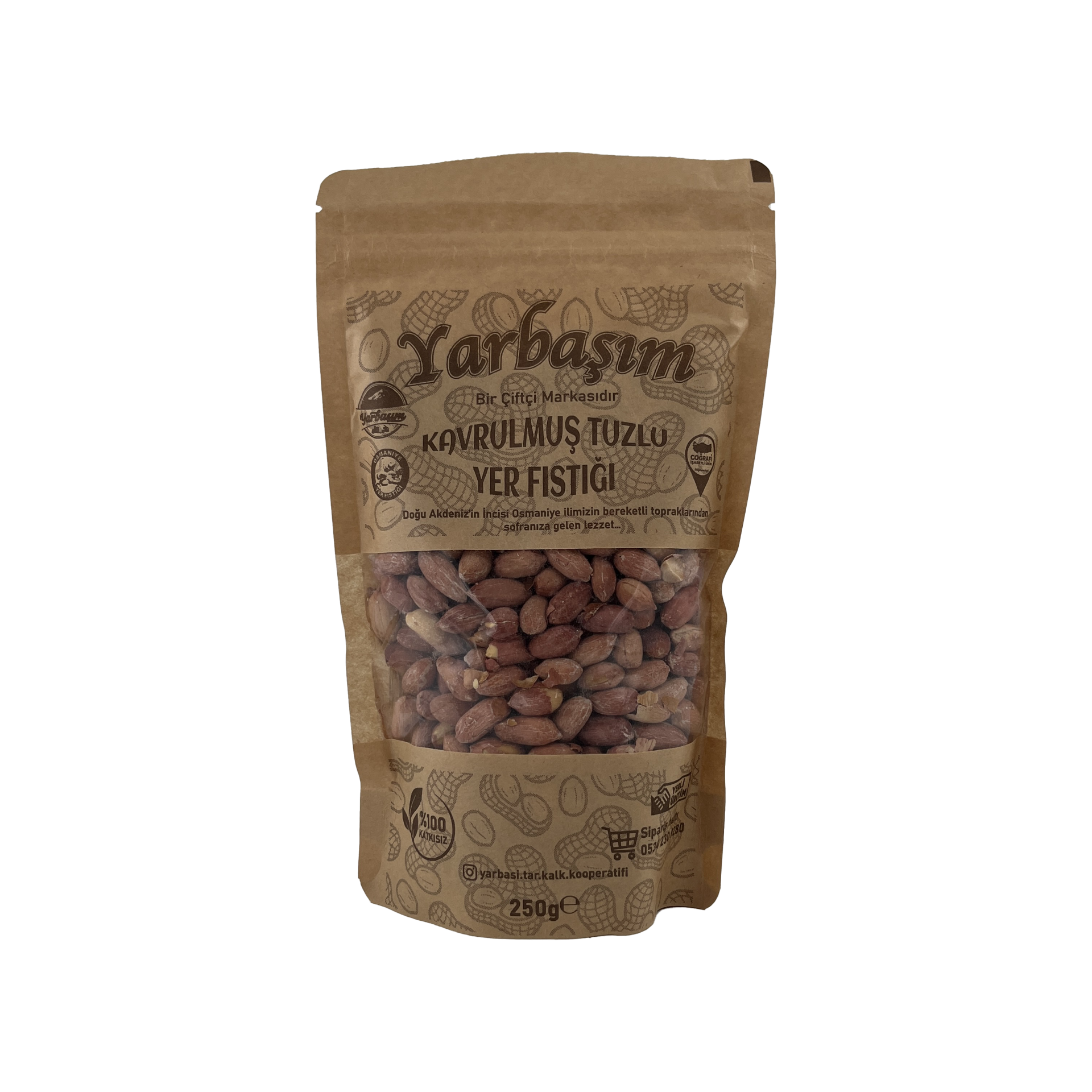 Yarbaşım Kavrulmuş Tuzlu Yer Fıstığı 250 Gr