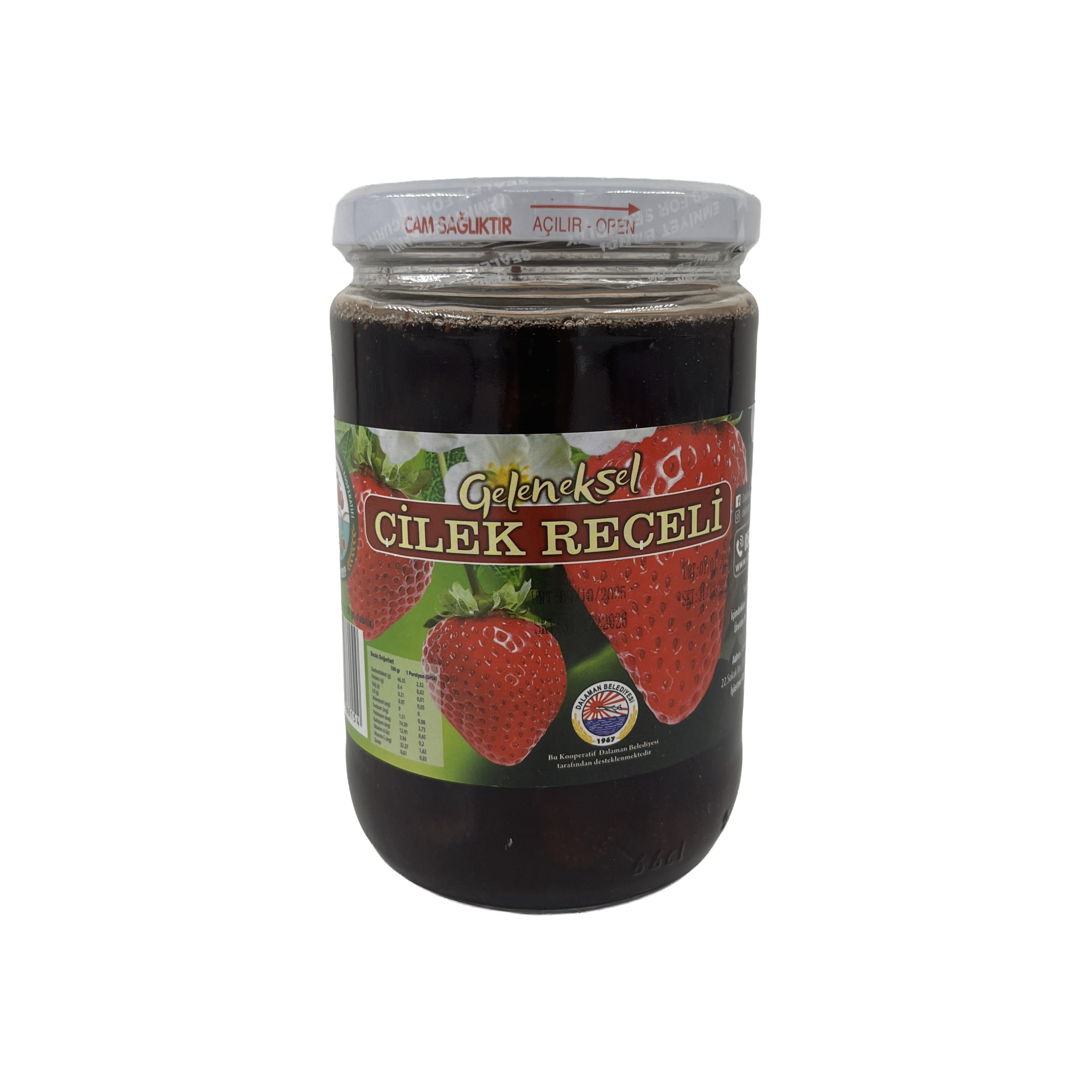 Dalaman Çilek Reçeli 700 Gr