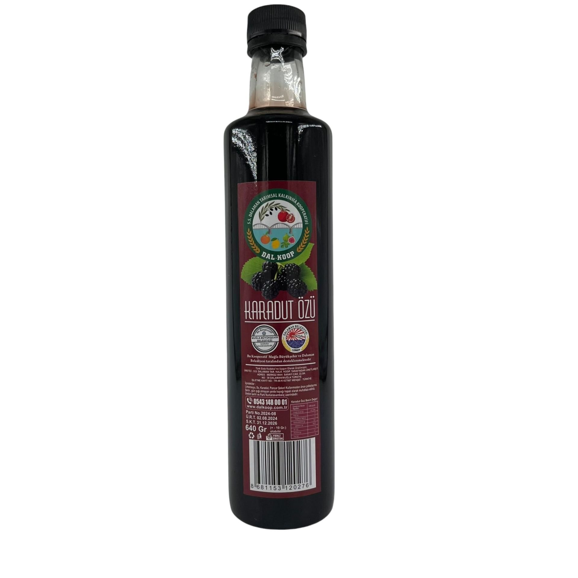 Dalaman Karadut Özü 640 Gr