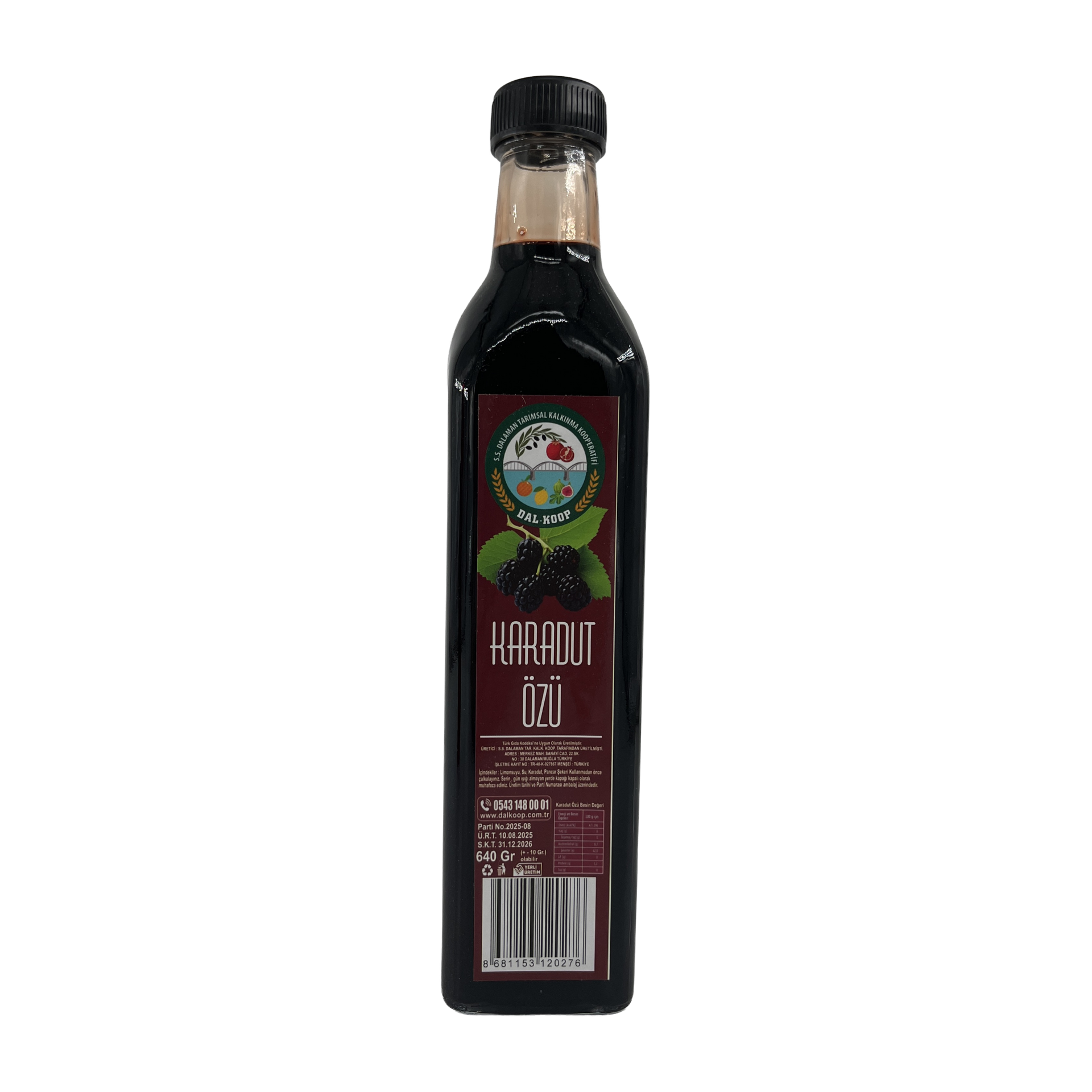 Dalaman Karadut Özü 640 Gr