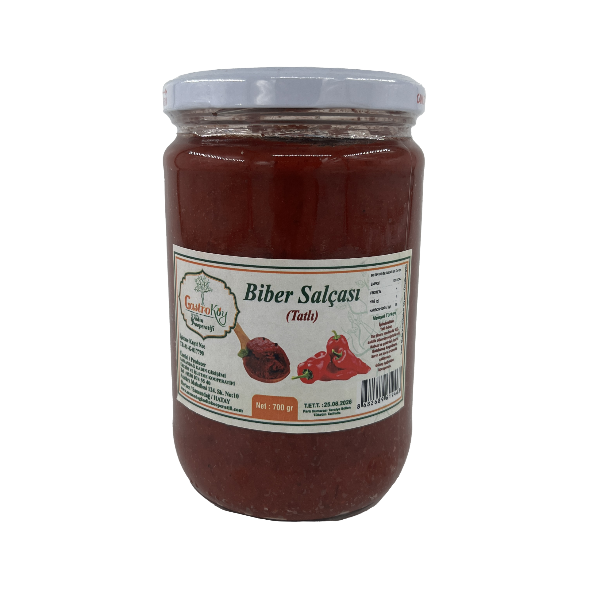 Gastroköy Biber Salçası (Tatlı) 700 Gr