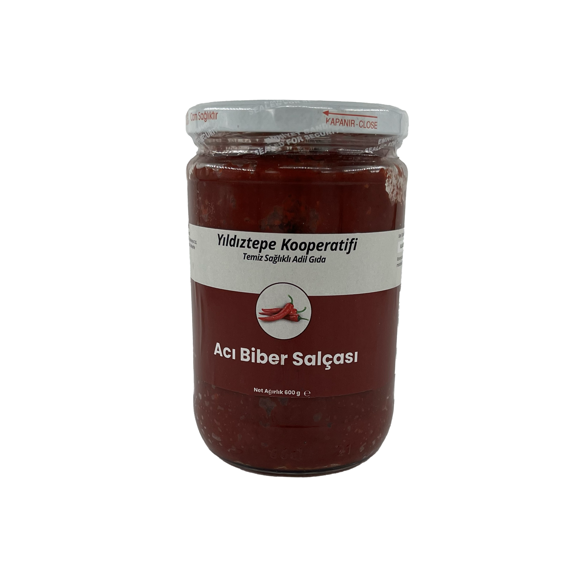 Yıldıztepe Acı Biber Salçası 600 Gr