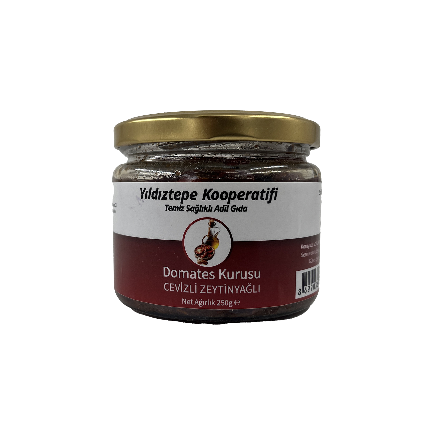 Yıldıztepe Cevizli Zeytinyağlı Domates Kurusu 250 Gr