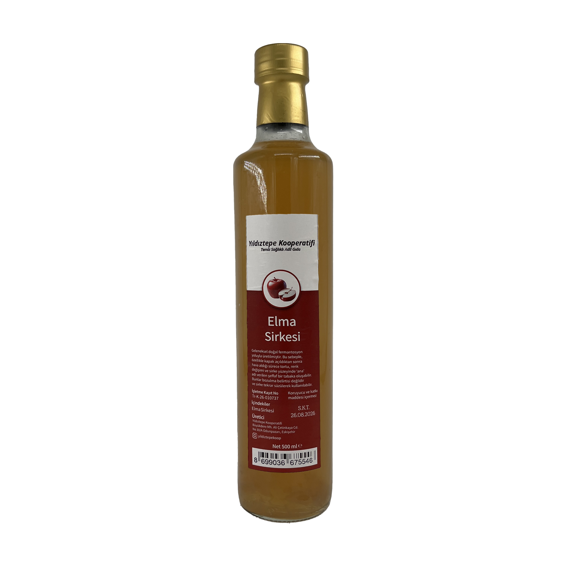 Yıldıztepe Elma Sirkesi 500 Ml