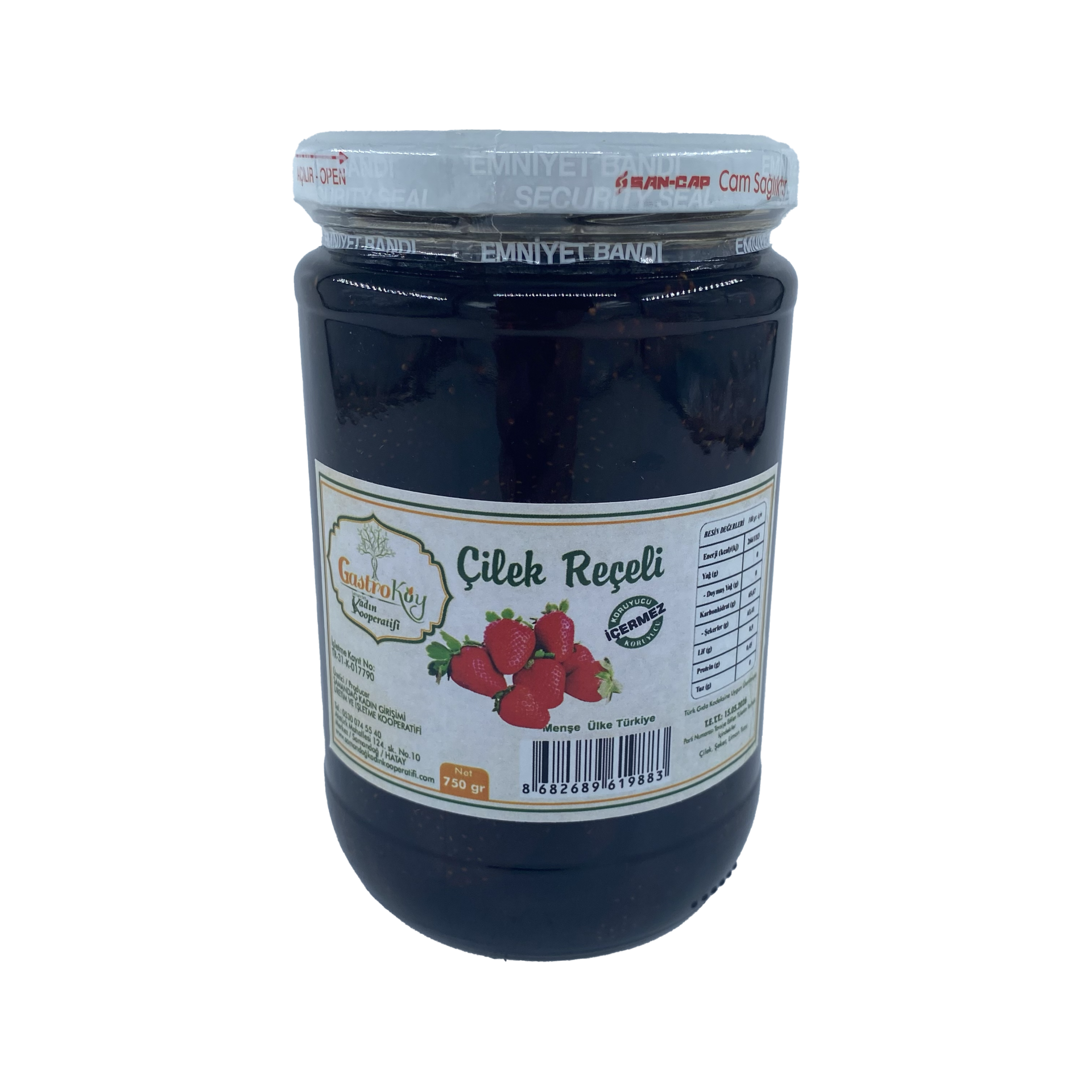 Gastroköy Çilek Reçeli 750 Gr
