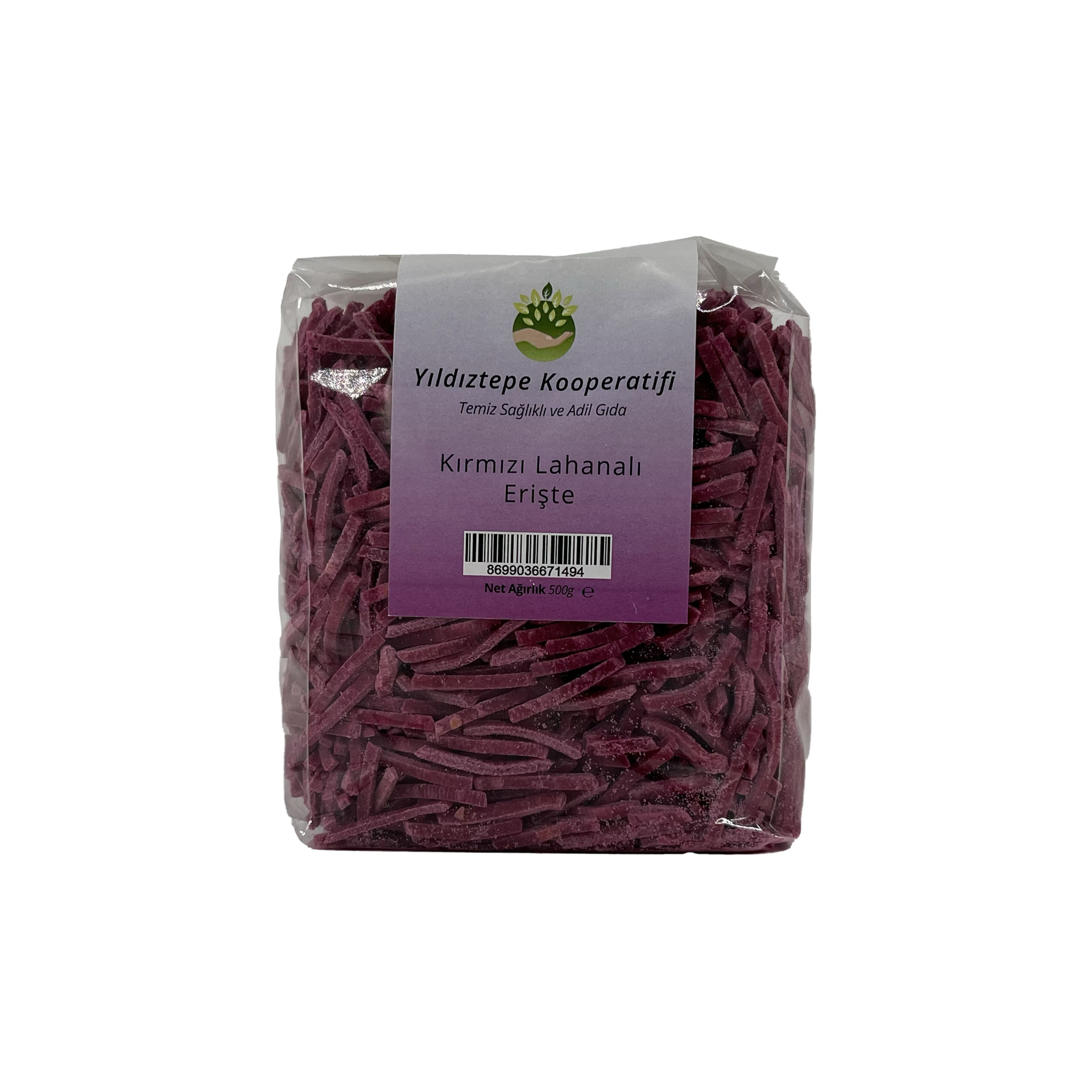 Yıldıztepe Kırmızı Lahanalı Erişte 500 Gr