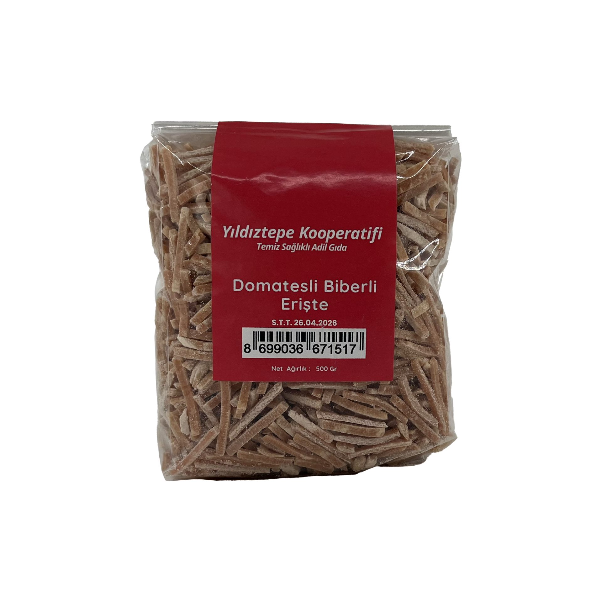 Yıldıztepe Domatesli Biberli Erişte 500 Gr