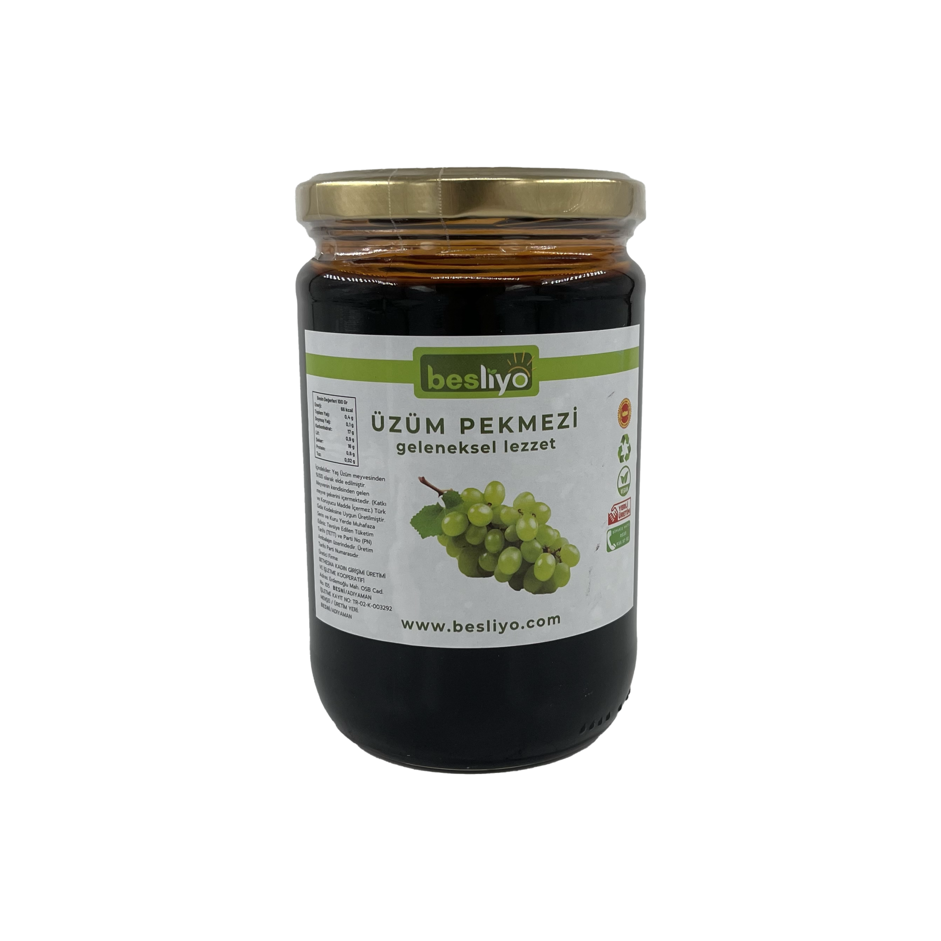 Besliyo Üzüm Pekmezi 750 Gr