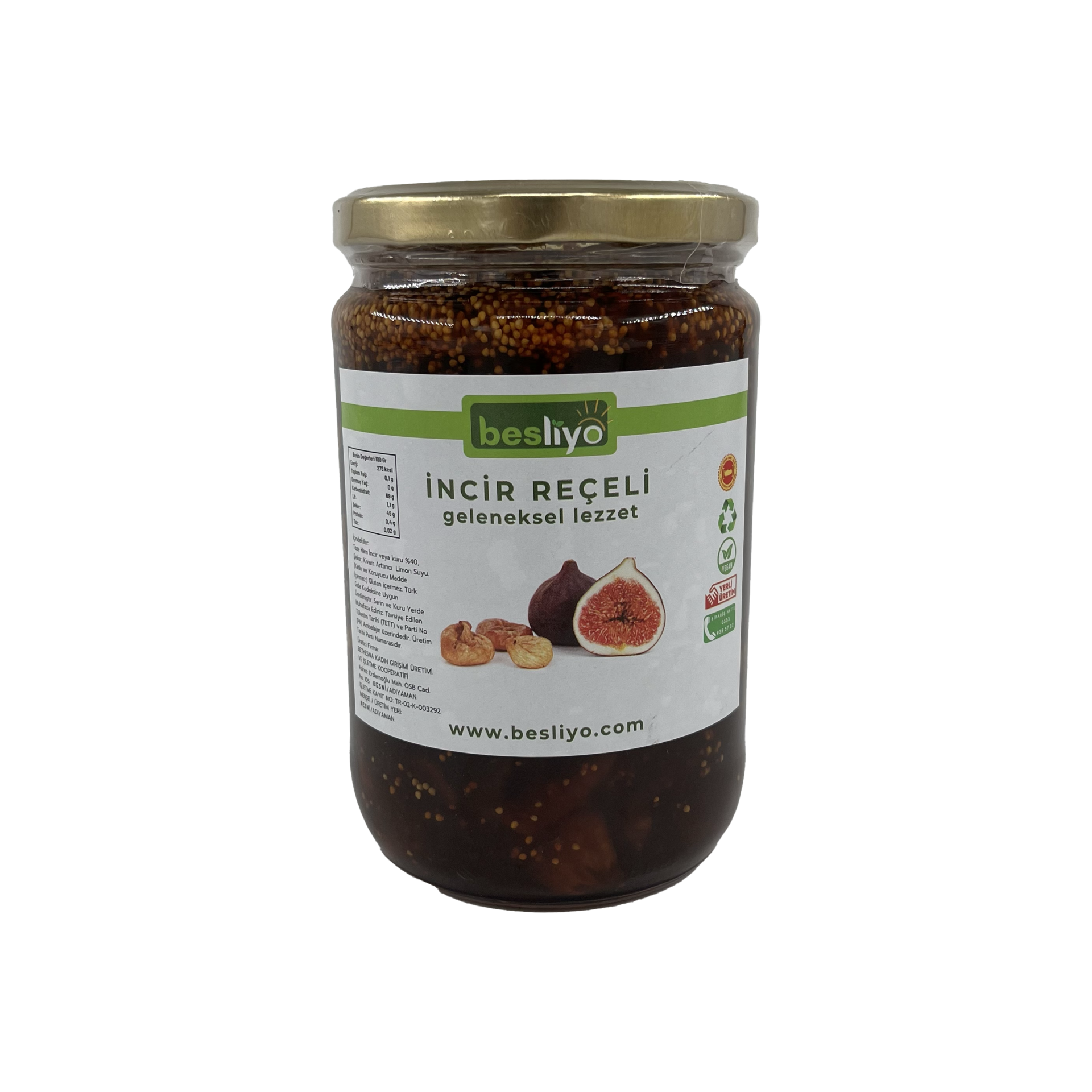 Besliyo İncir Reçeli 750 Gr