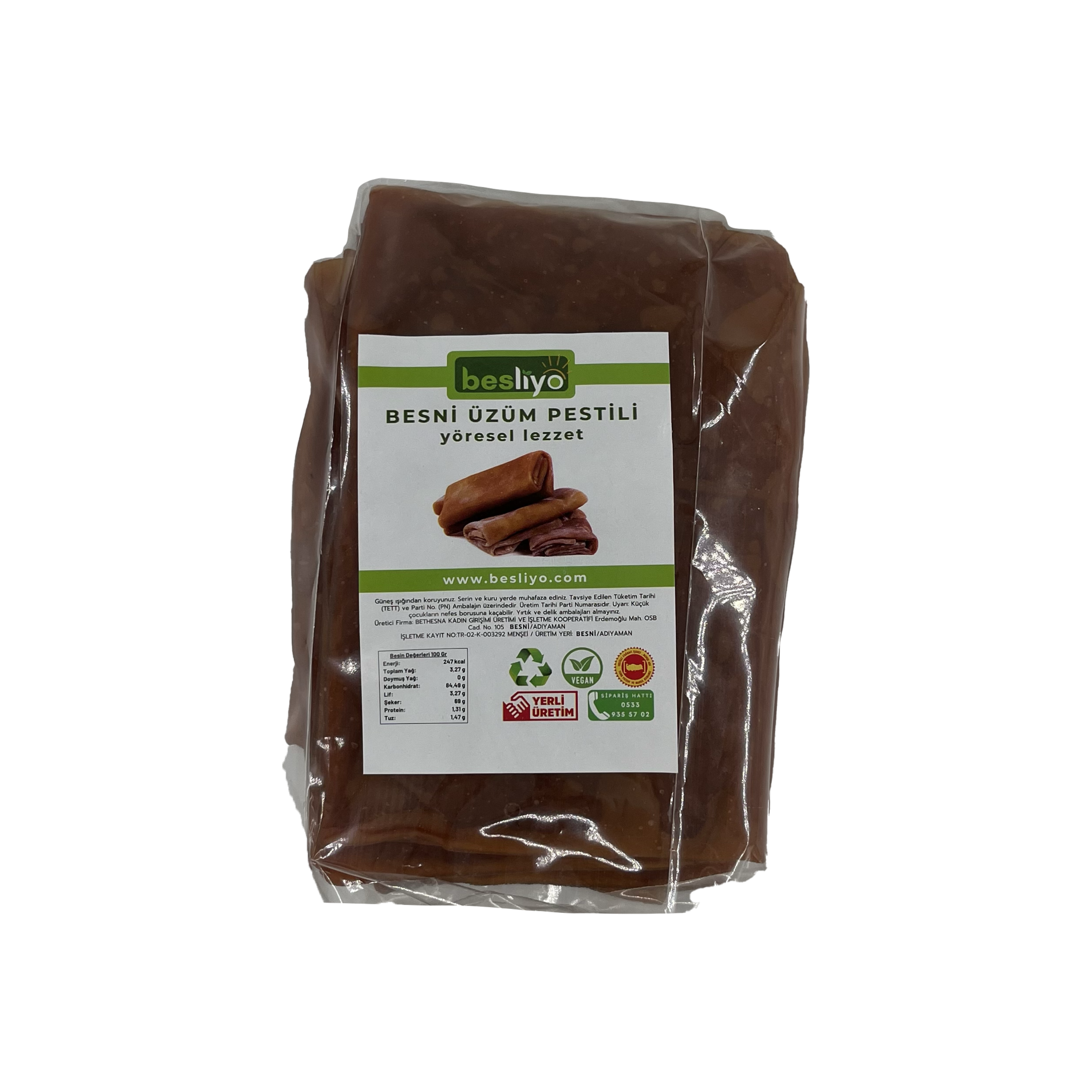 Besliyo Besni Üzüm Pestili 500 Gr