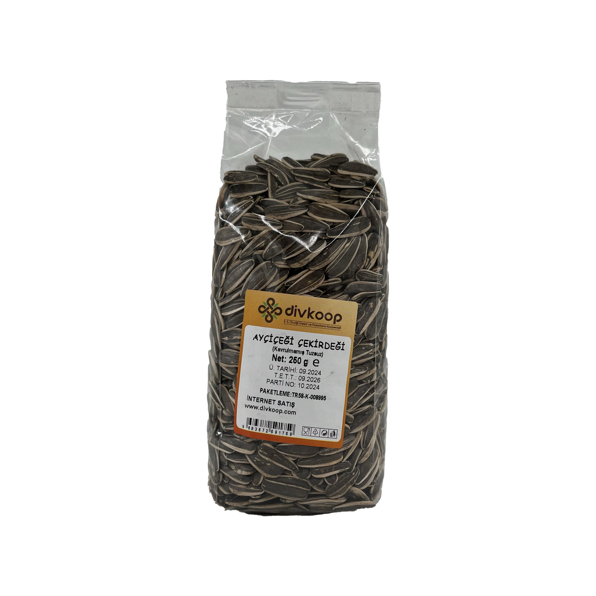 Divkoop Ayçiçeği Çekirdeği 250 Gr