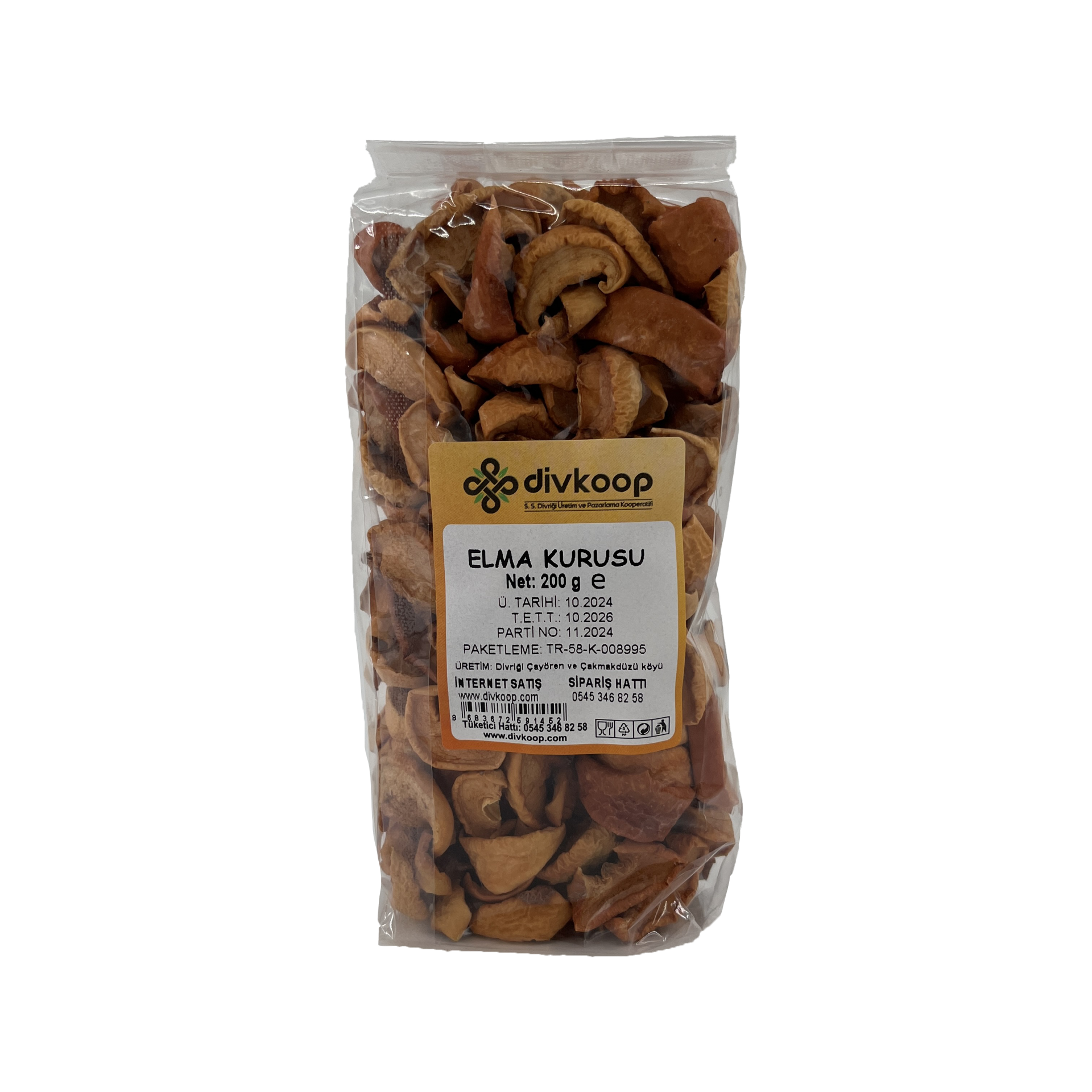 Divkoop Elma Kurusu 200 Gr