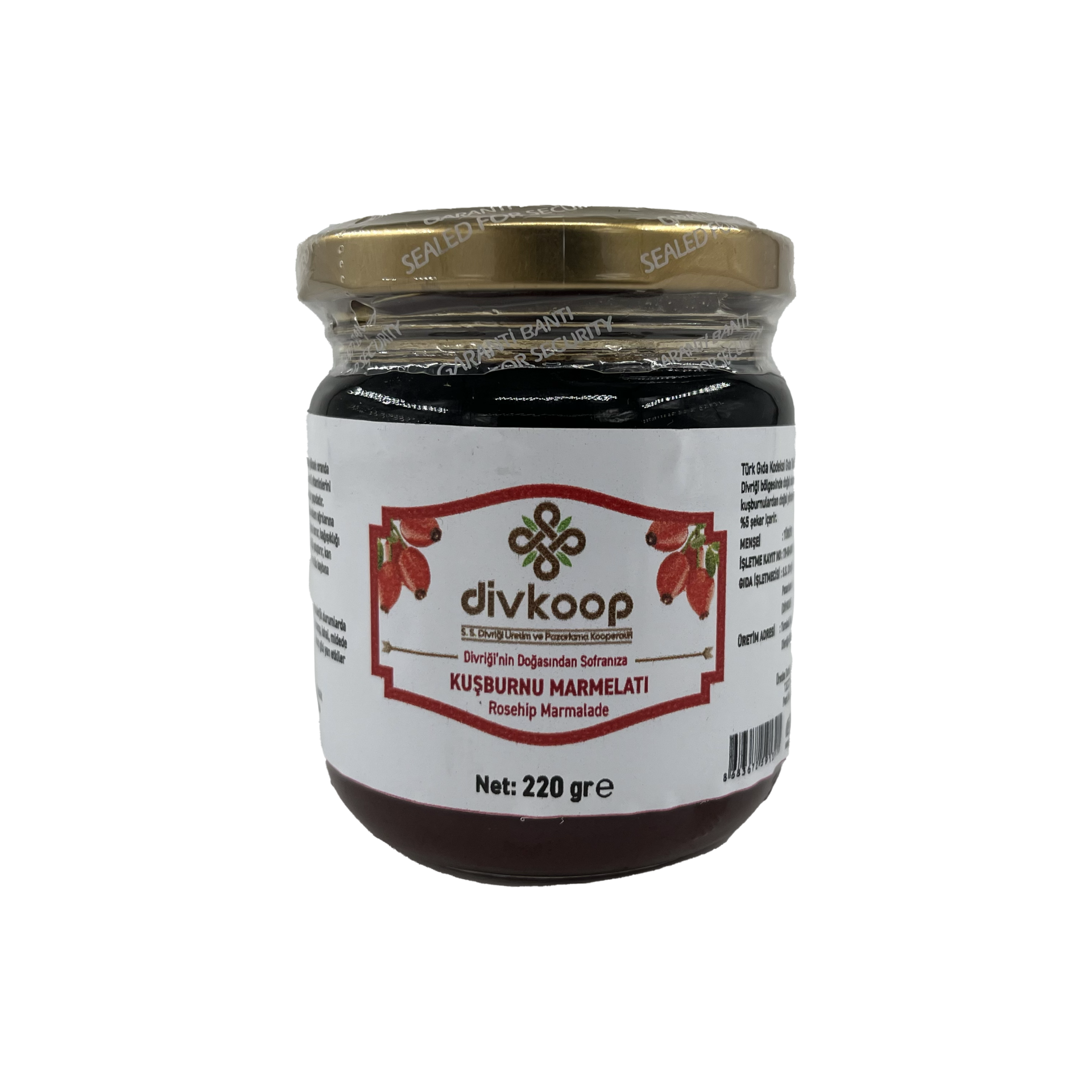 Divkoop Kuşburnu Marmelatı 220 Gr