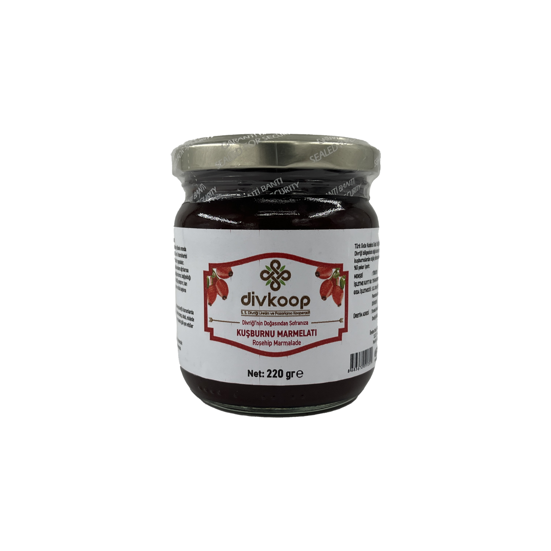 Divkoop Kuşburnu Marmelatı 220 Gr