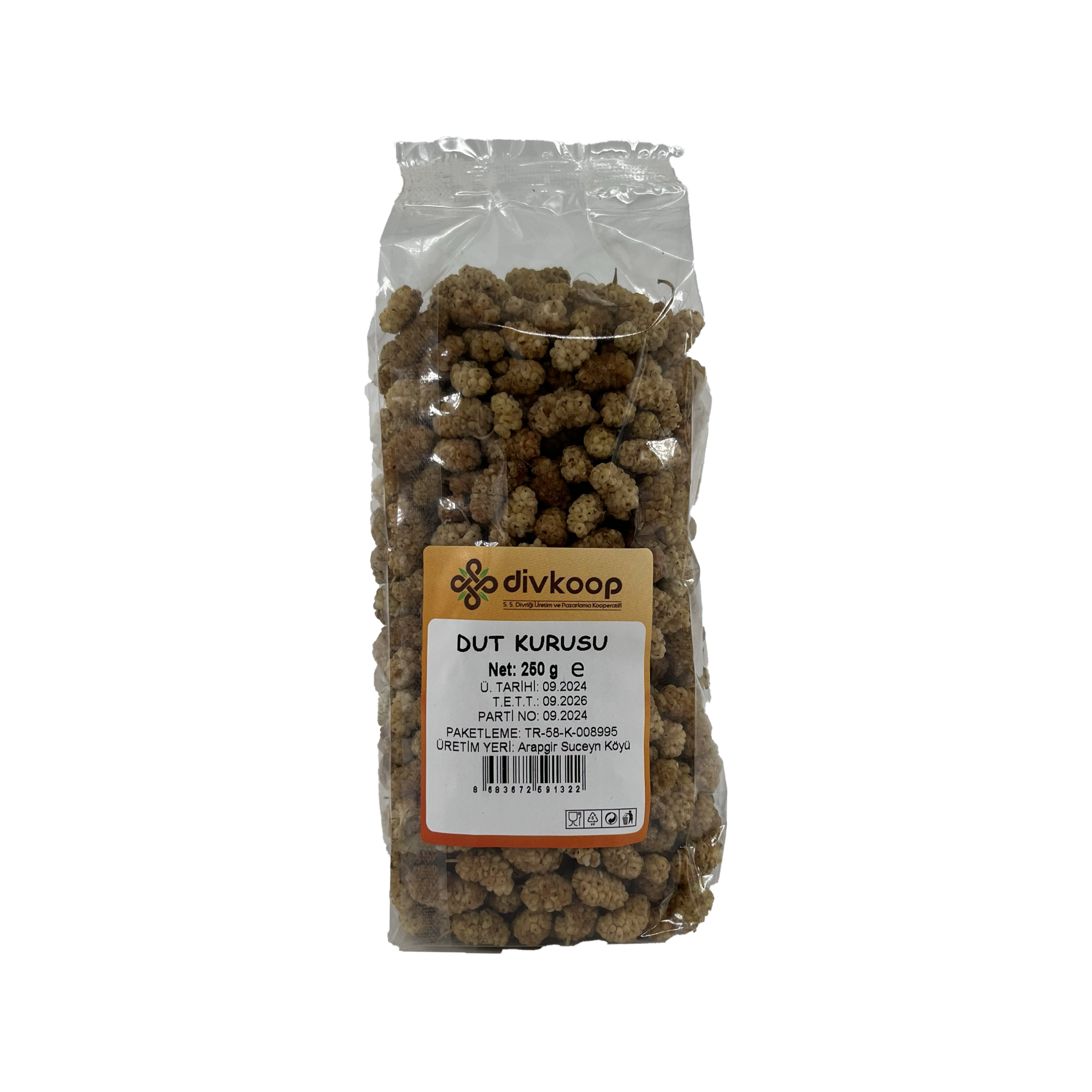 Divkoop Dut Kurusu 250 Gr