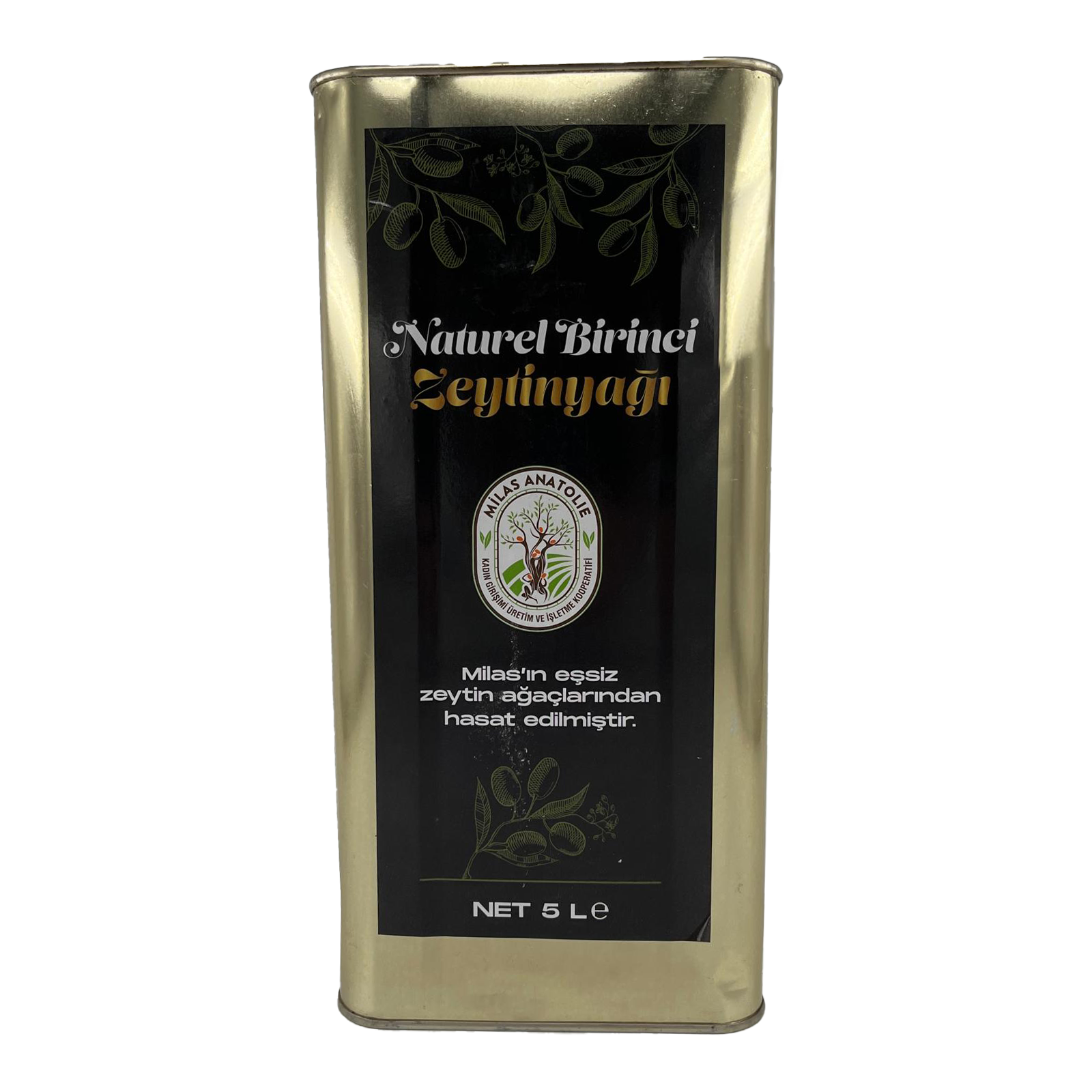 Milas Naturel Birinci Zeytinyağı 5 Lt
