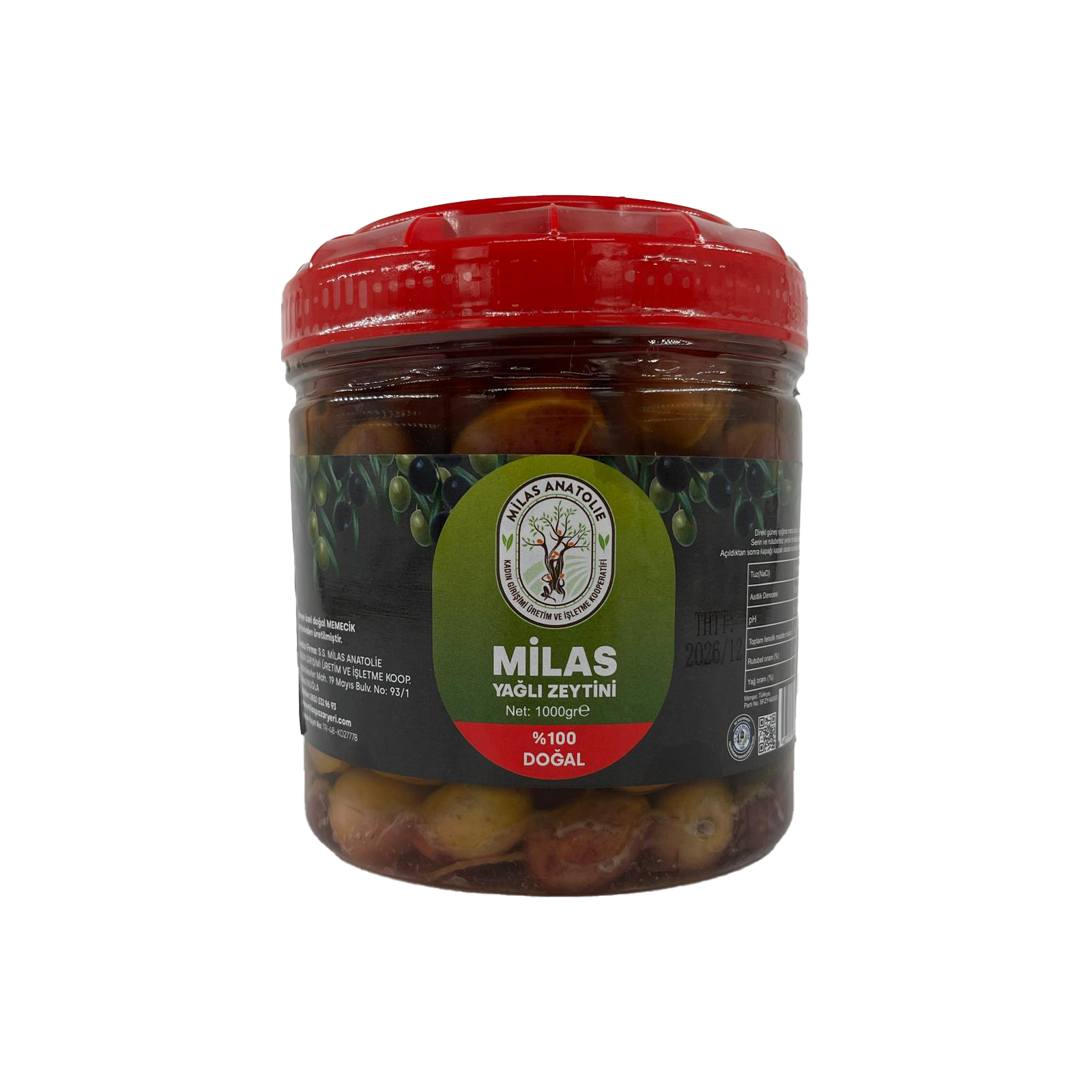 Milas Yağlı Zeytini 1000 Gr