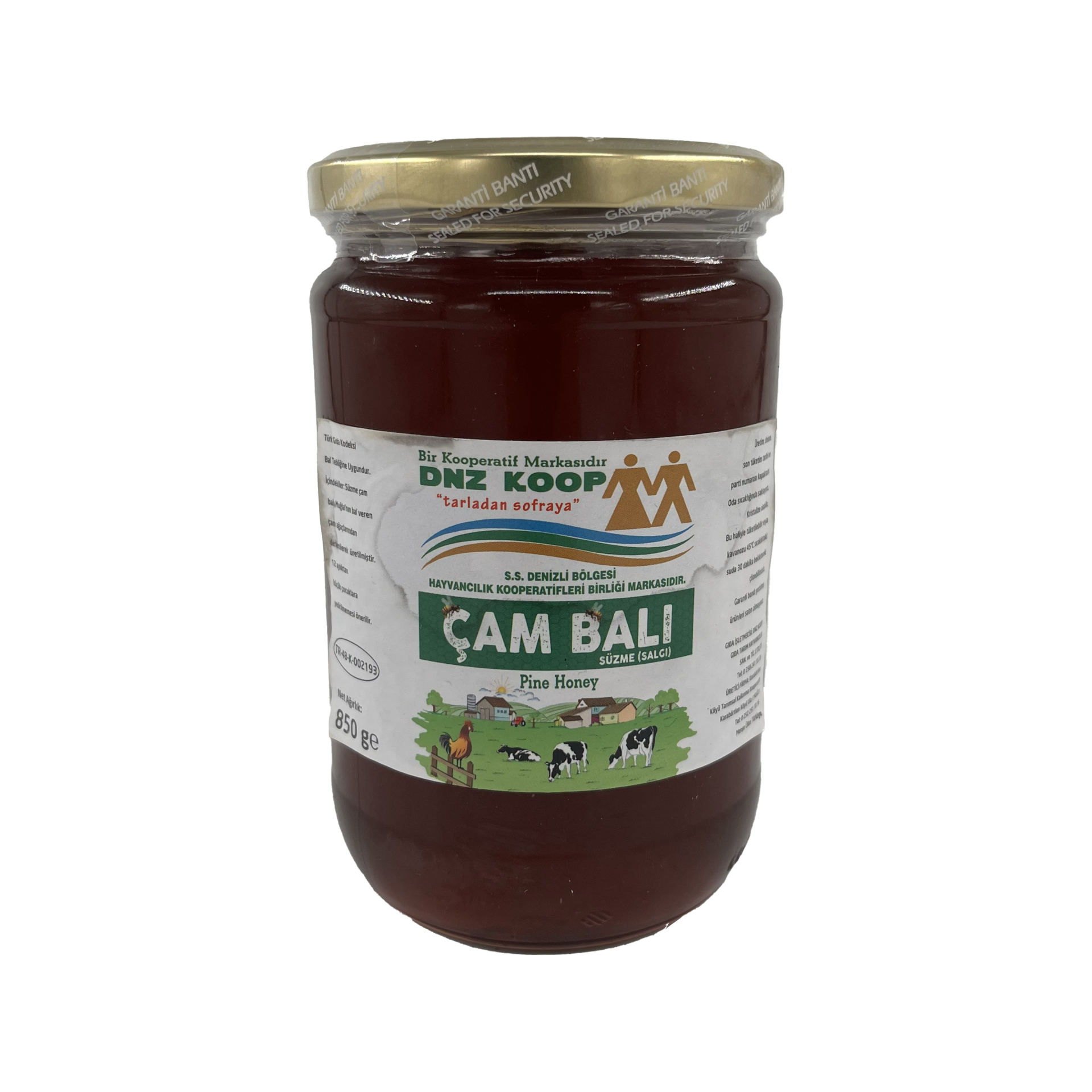 Denizli Köy Koop. Çam Balı 850 Gr