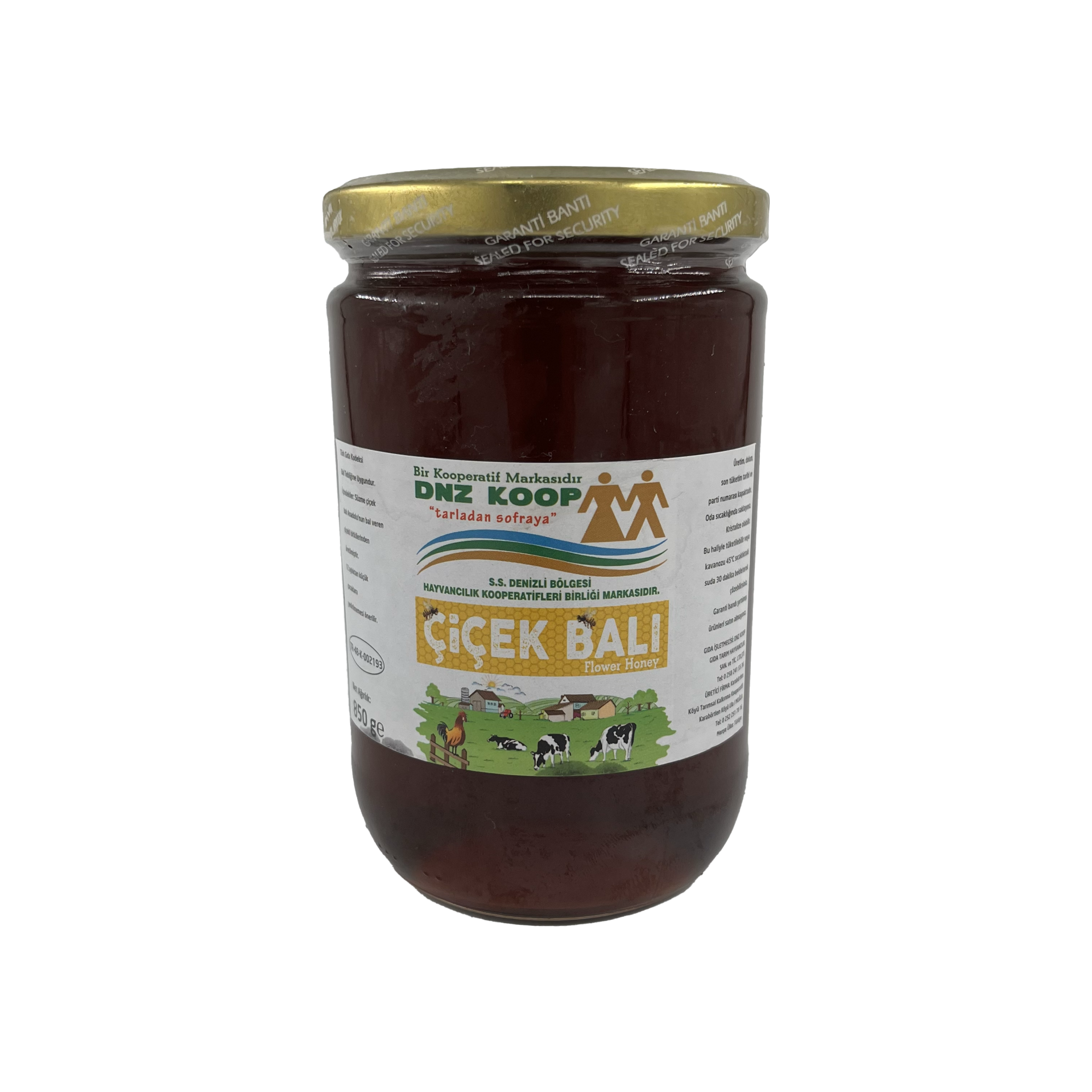 Denizli Köy Koop. Çiçek Balı 850 Gr