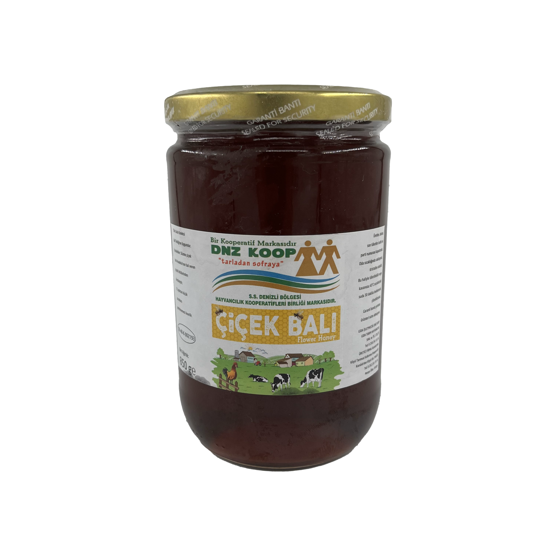 Denizli Köy Koop. Çiçek Balı 850 Gr