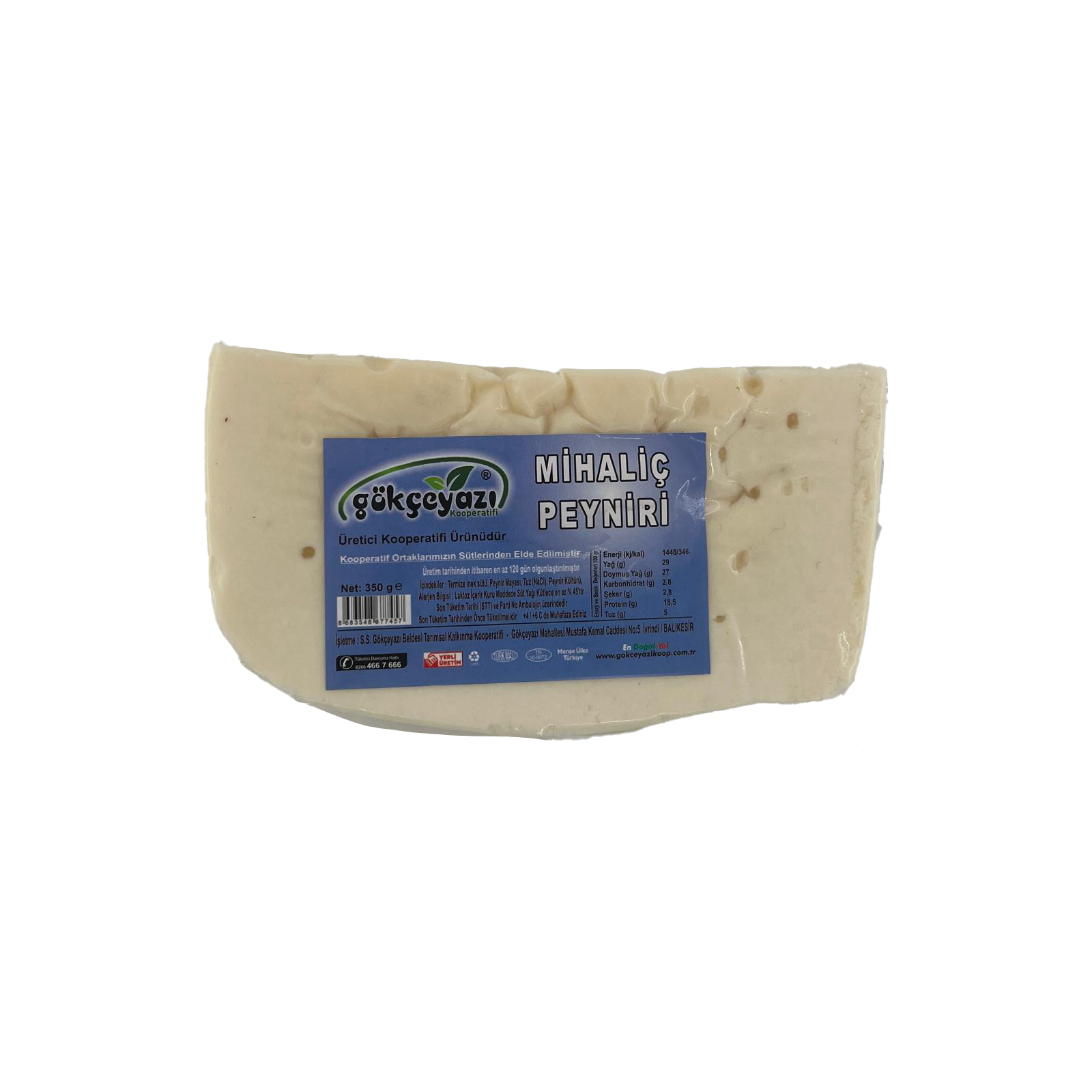 Gökçeyazı Mihaliç Peyniri 350 Gr