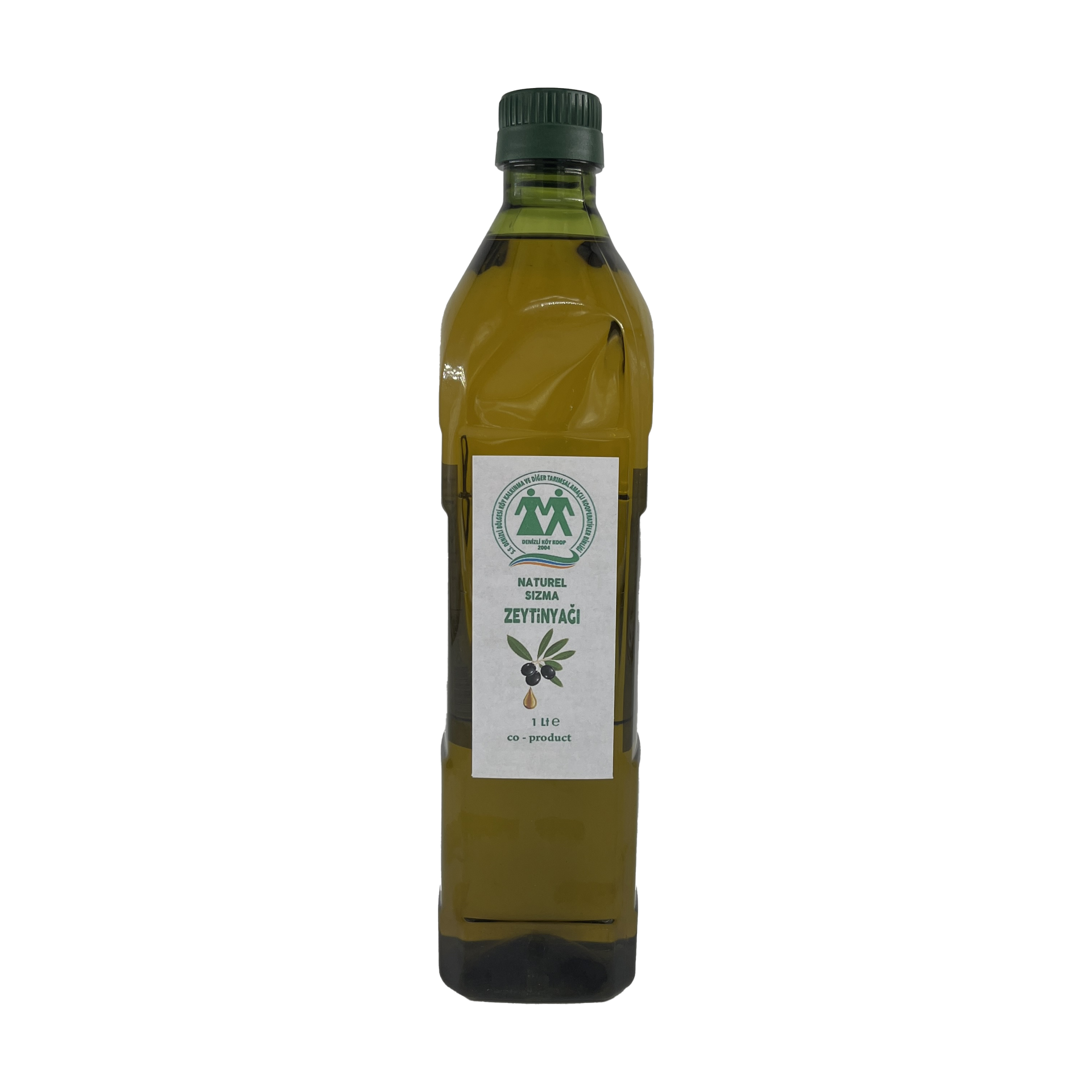 Denizli Köy Koop. Naturel Sızma Zeytinyağı 1 Lt