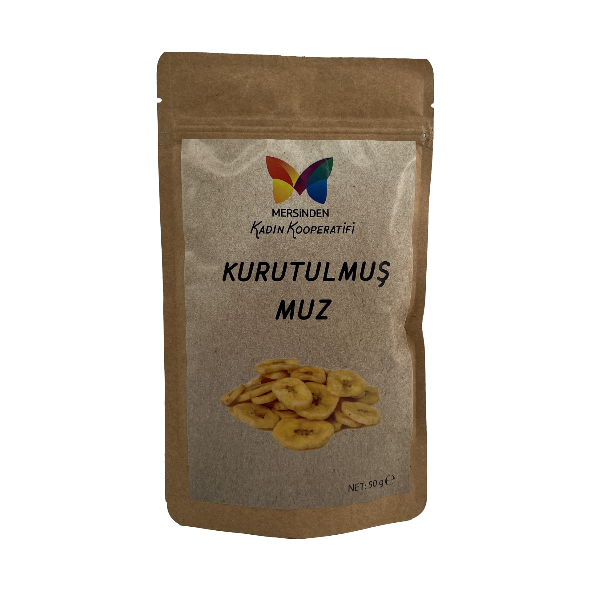 Mersinden Kurutulmuş Muz 50 Gr