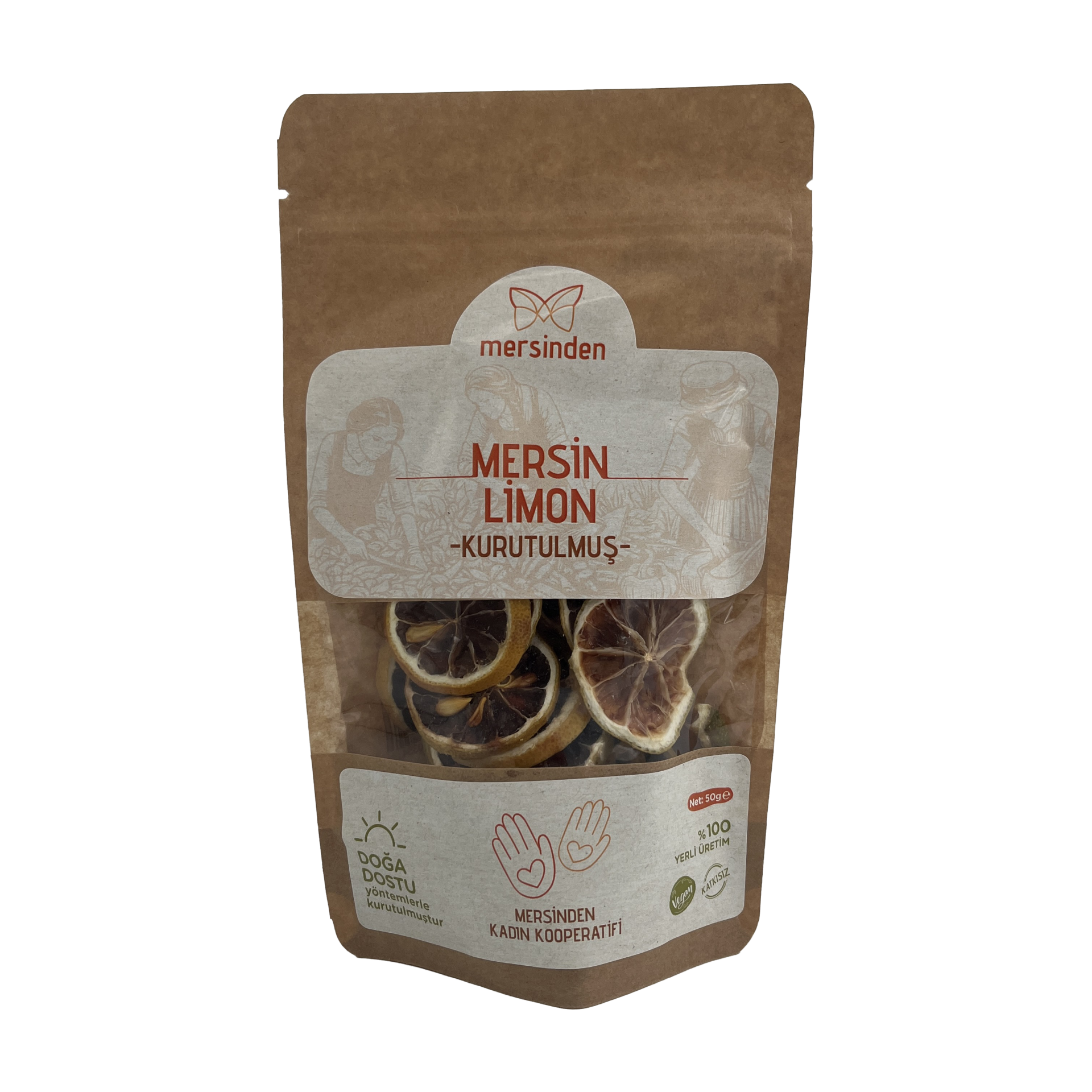 Mersinden Limon Kurutulmuş 50 Gr