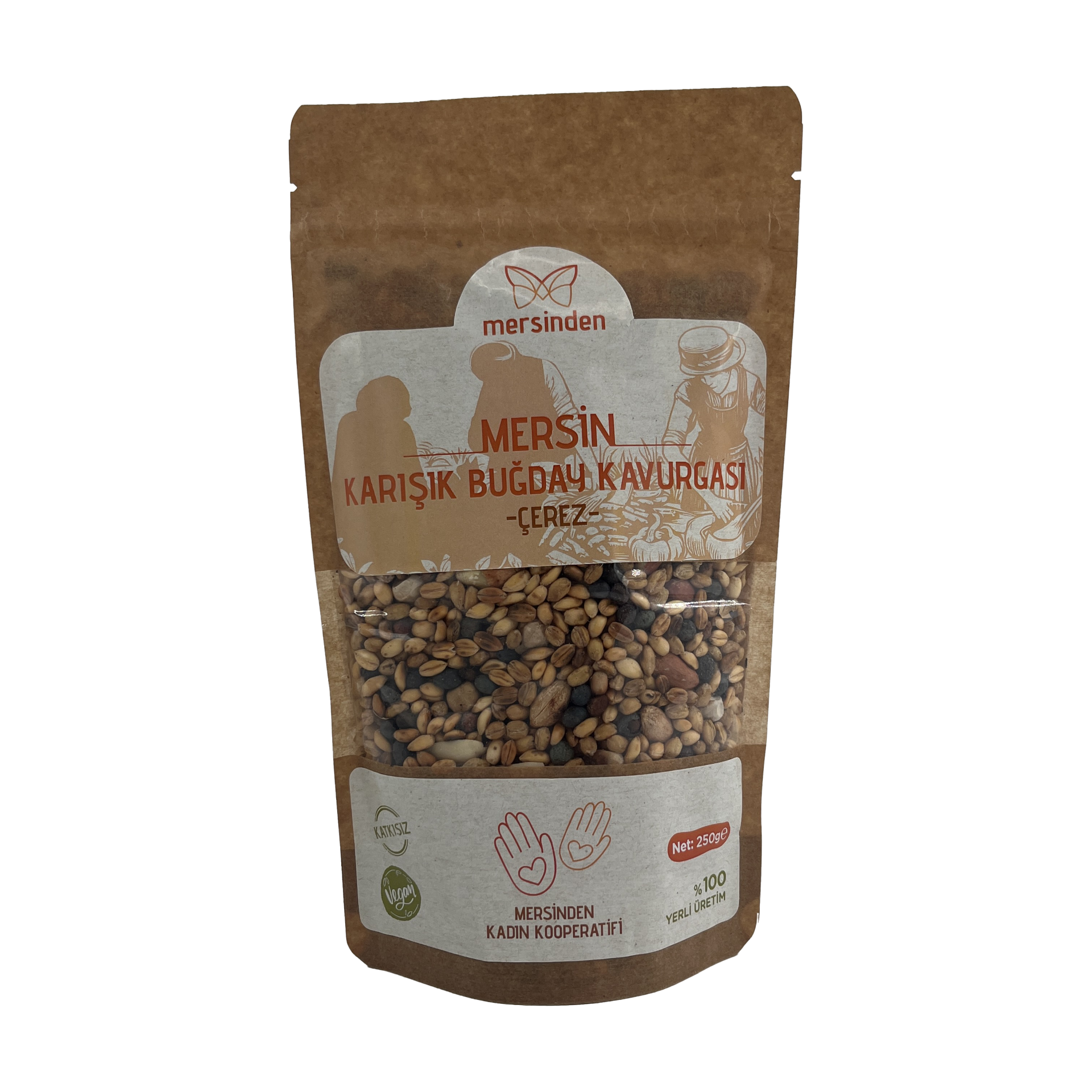 Mersinden Karışık Buğday Kavurgası 250 Gr