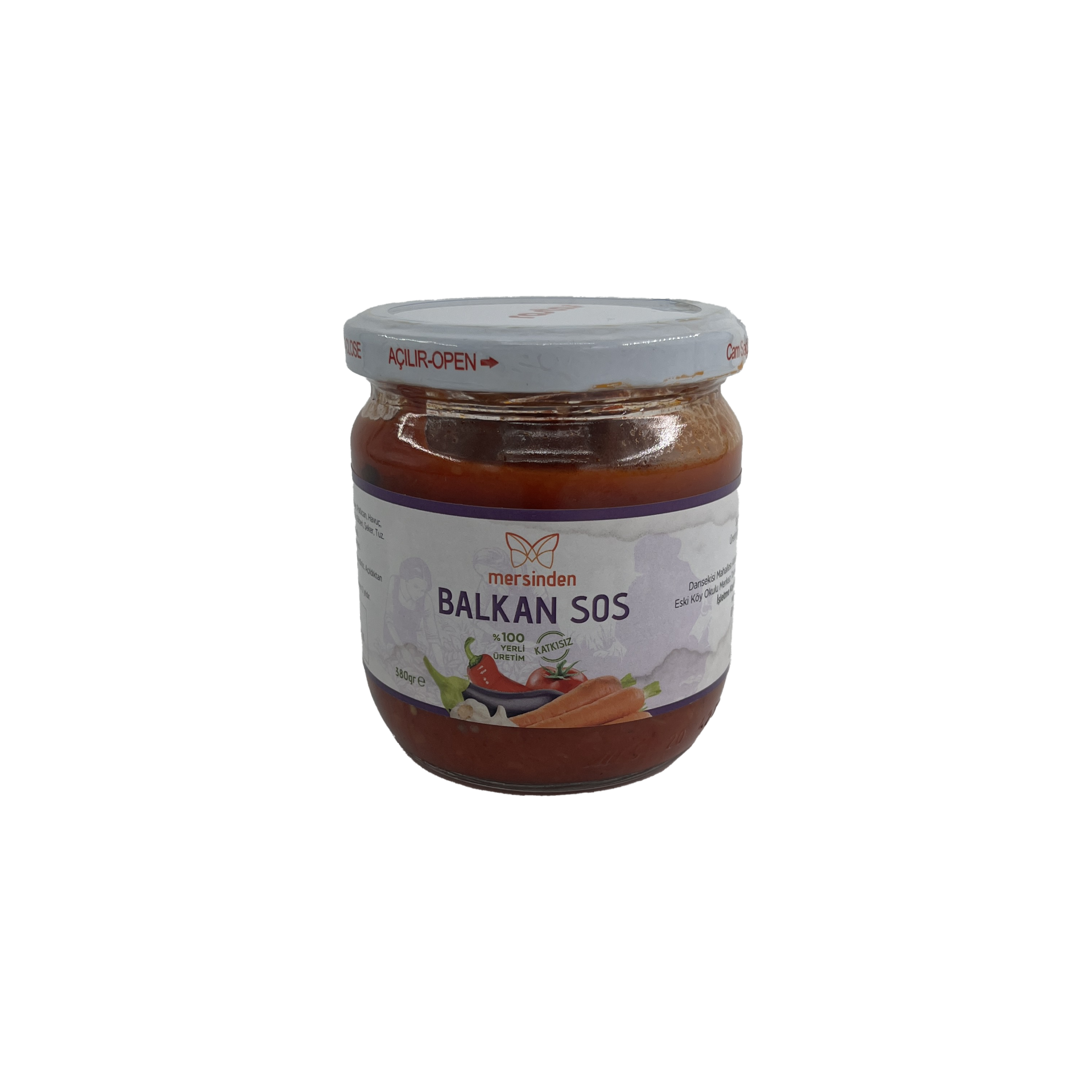 Mersinden Balkan Sos 380 Gr