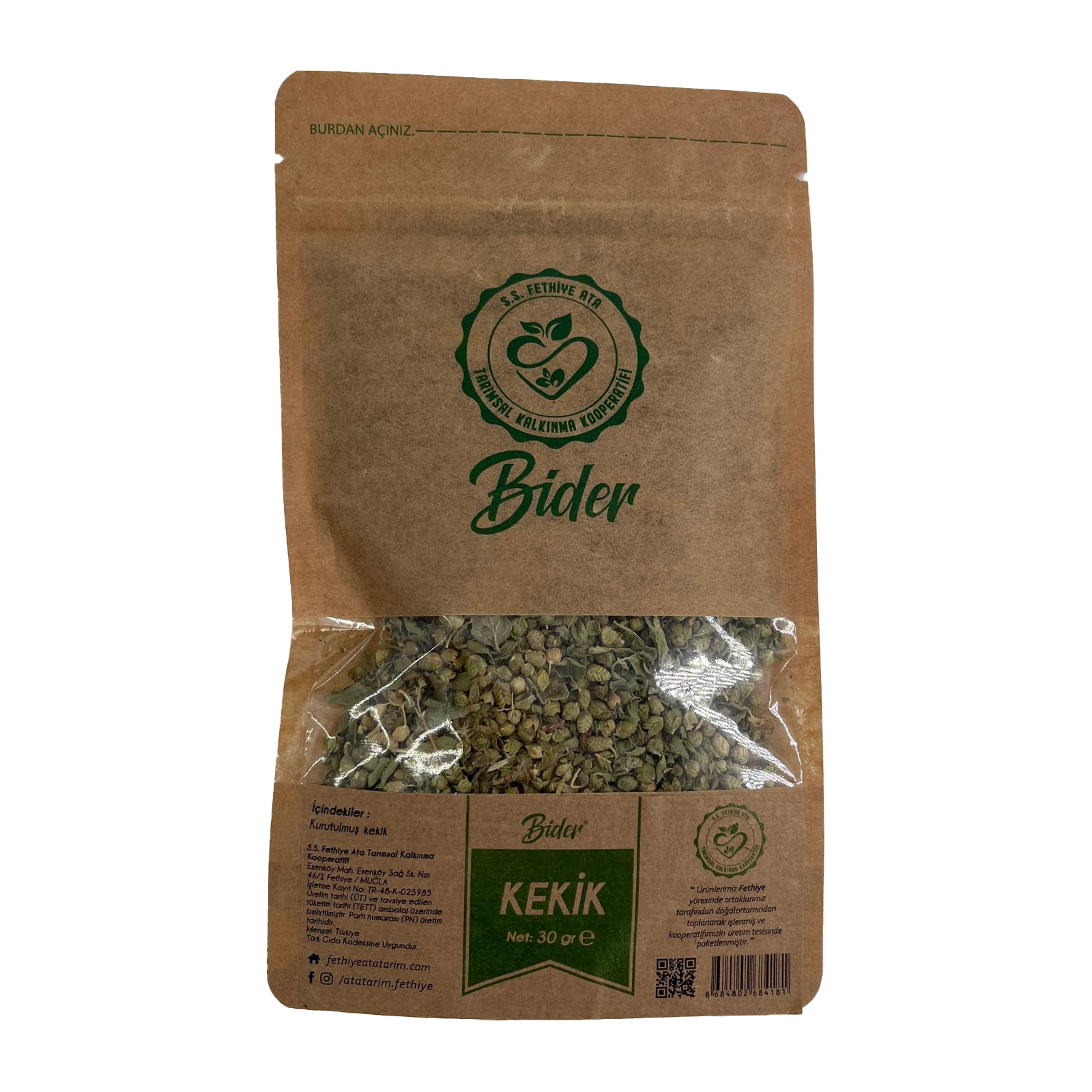 Fethiye Ata Tarımsal Kekik 30 Gr
