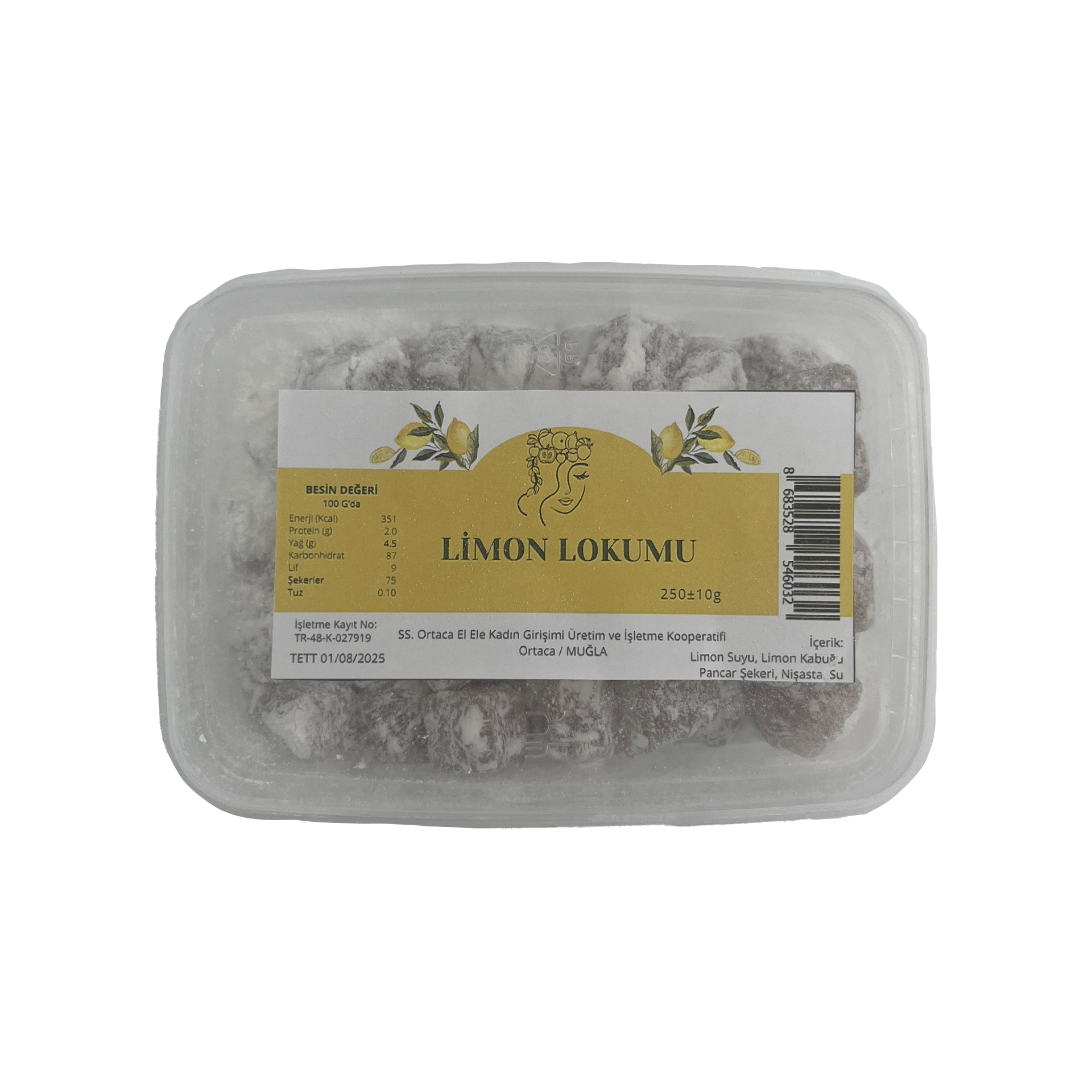 Ortaca Elele Limon Lokumu 250 Gr