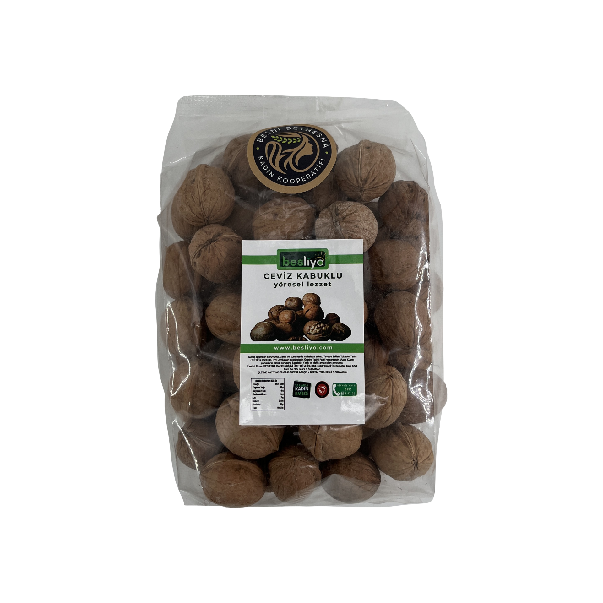 Besliyo Ceviz Kabuklu 1 Kg