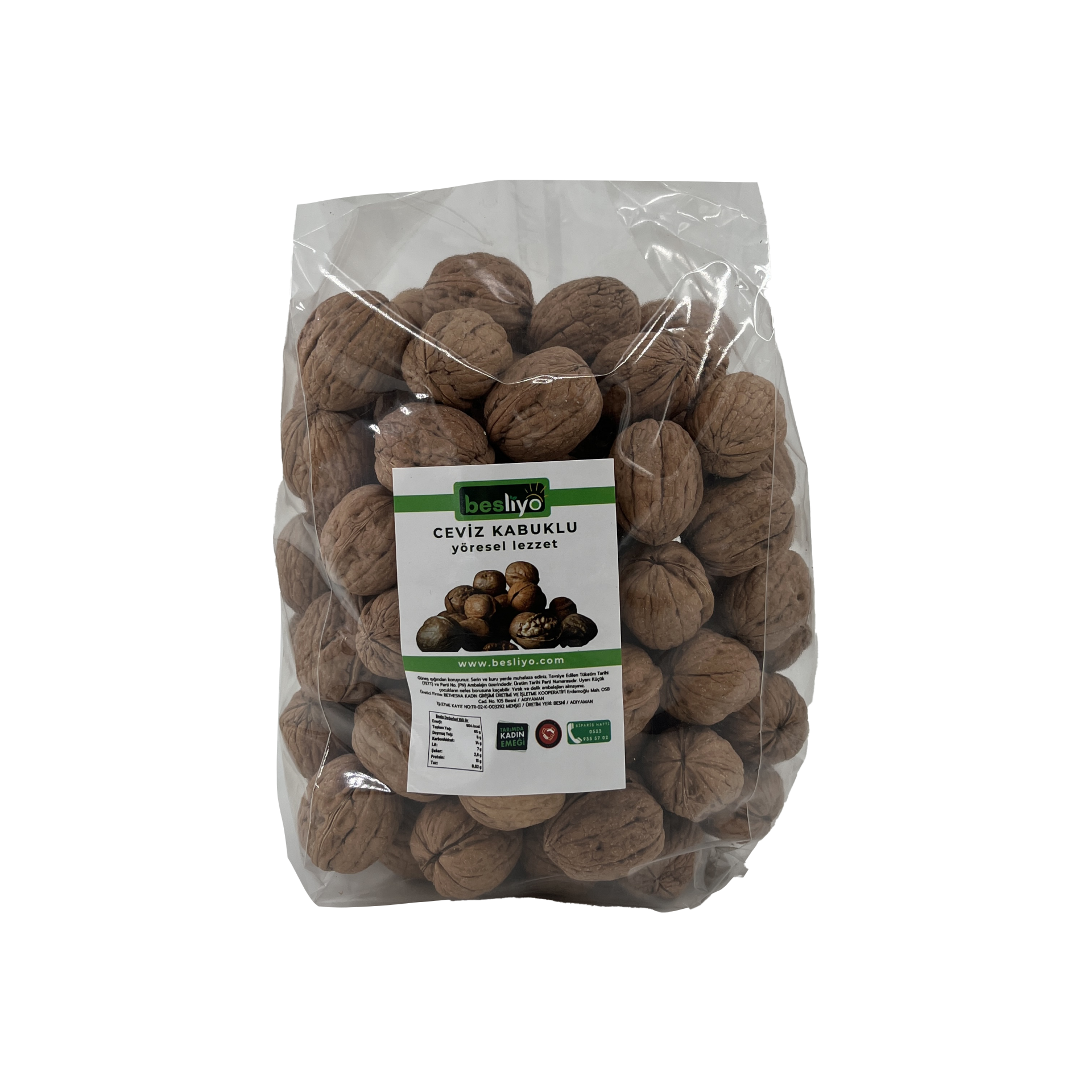 Besliyo Ceviz Kabuklu 1 Kg