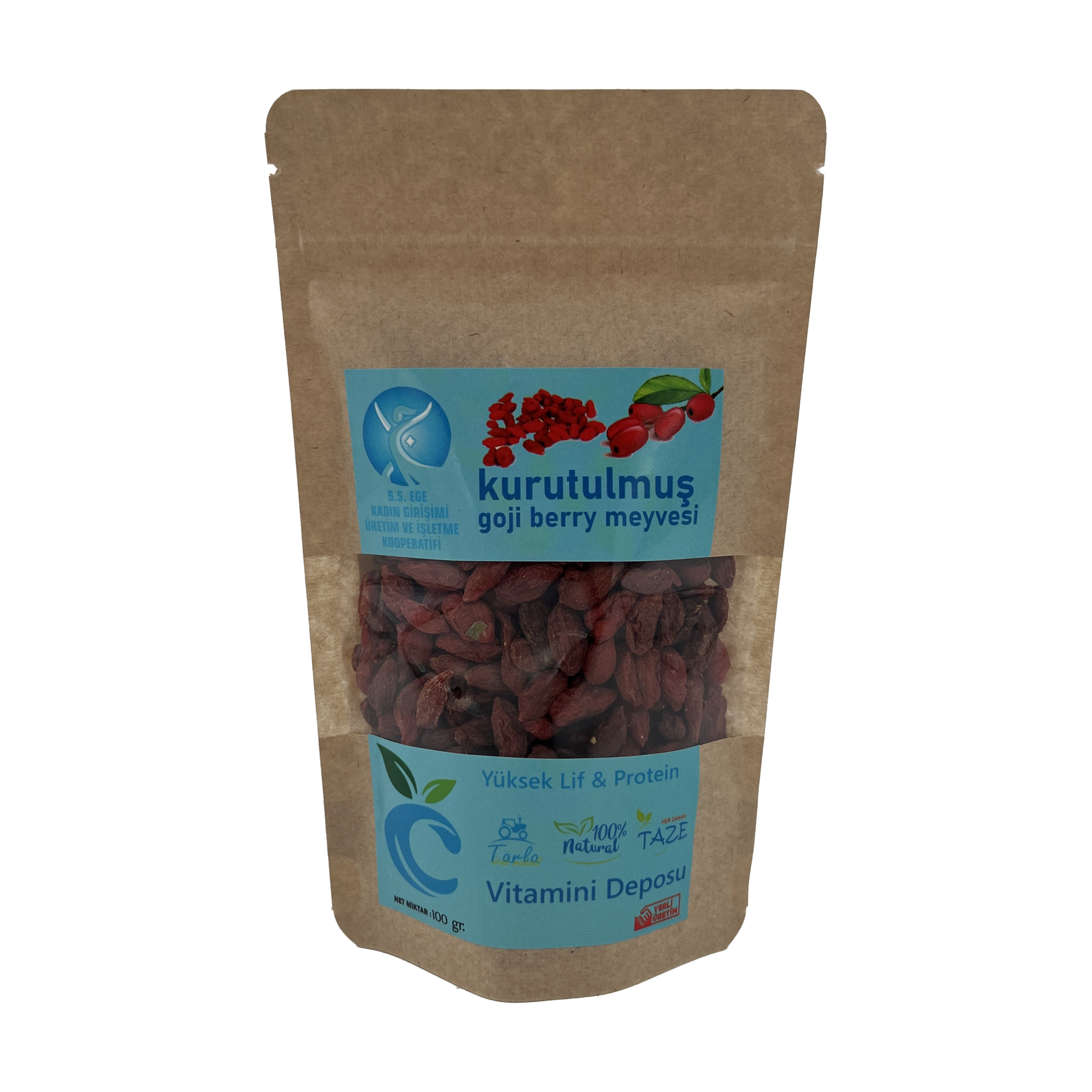 Ege Kurutulmuş Goji Berry Meyvesi 100 Gr