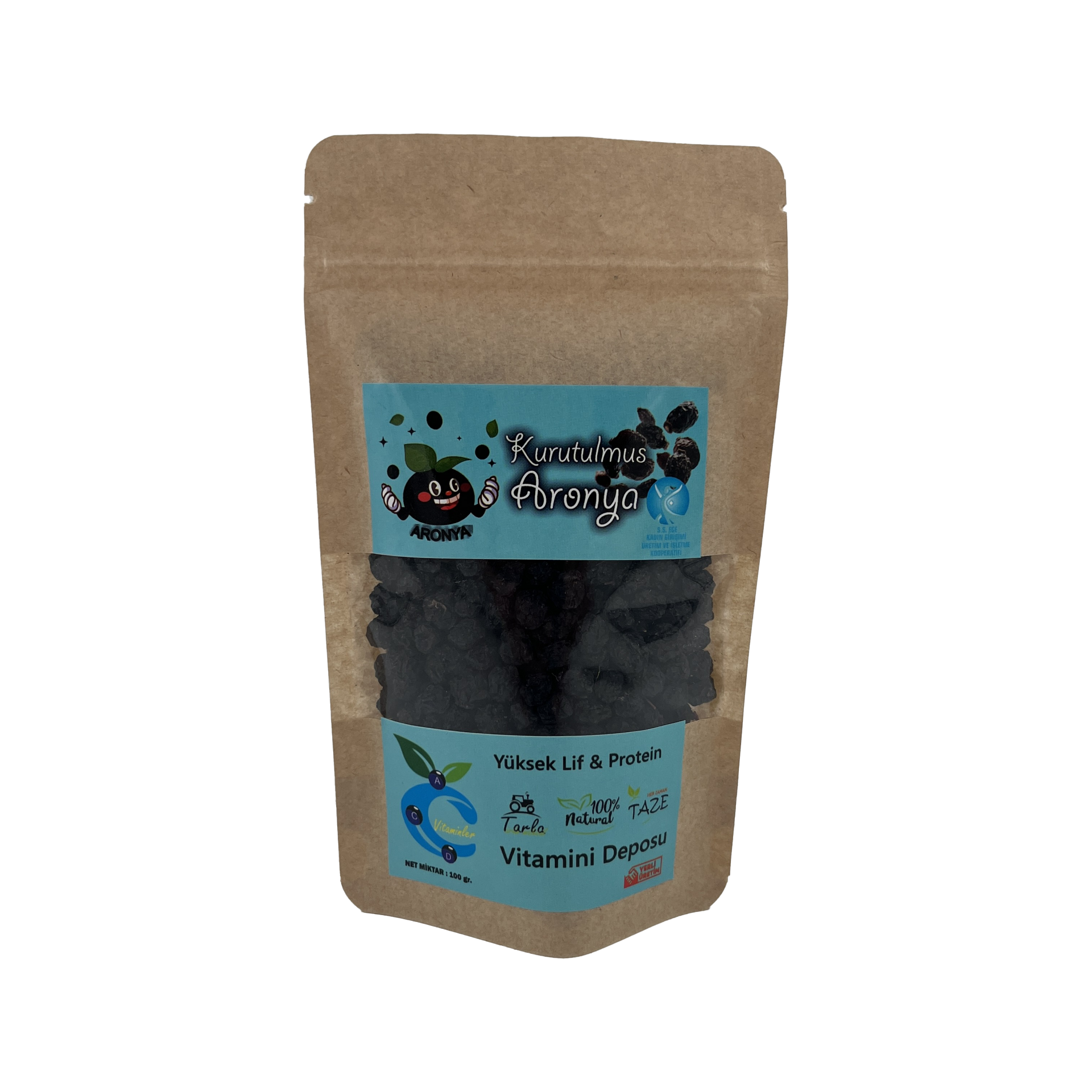 Ege Kurutulmuş Aronya 100 Gr