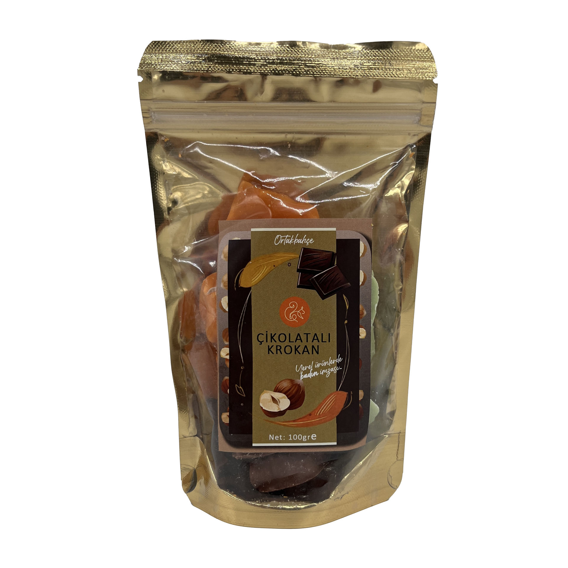 Ortakbahçe Çikolatalı Krokan 100 Gr