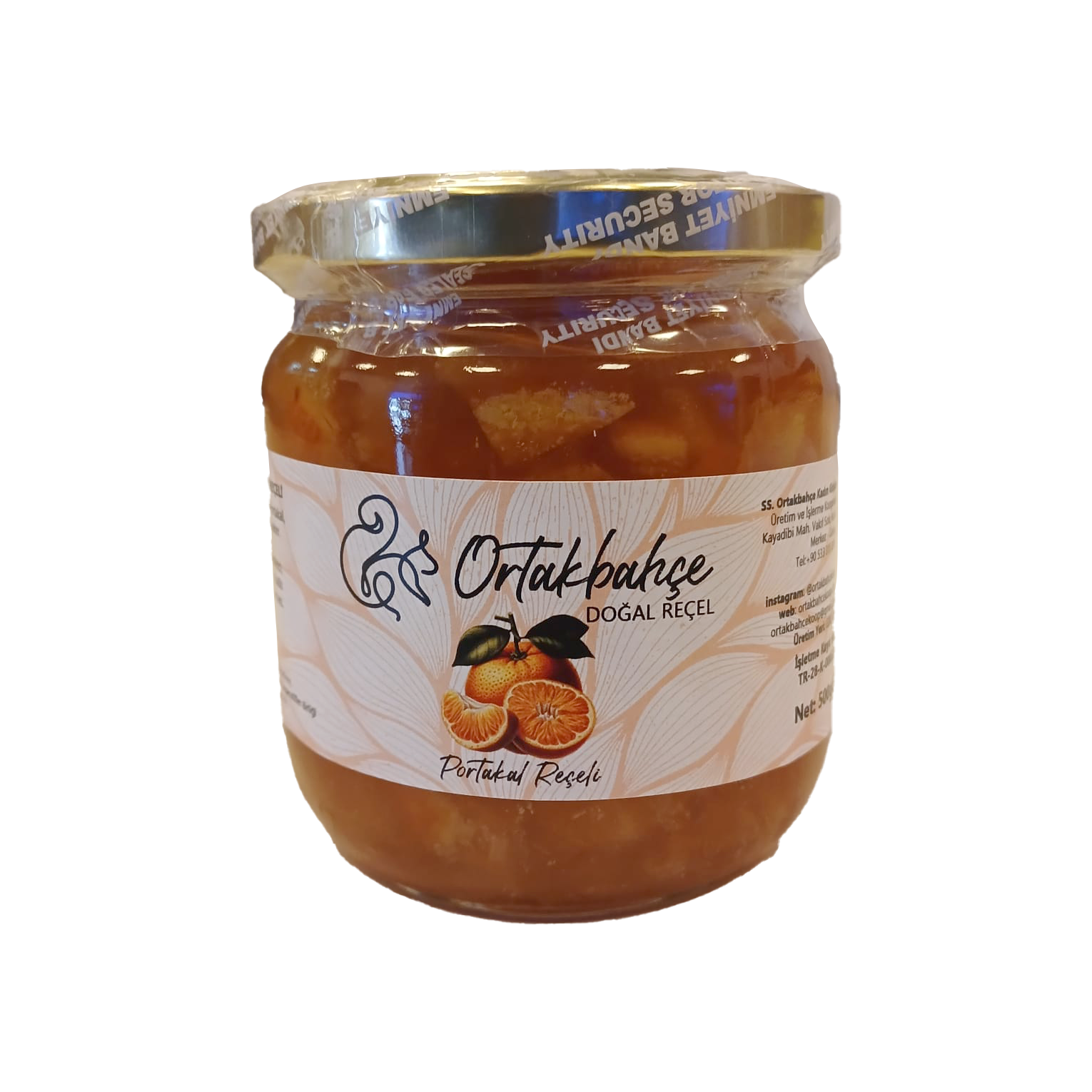 Ortakbahçe Portakal Reçeli 500 Gr